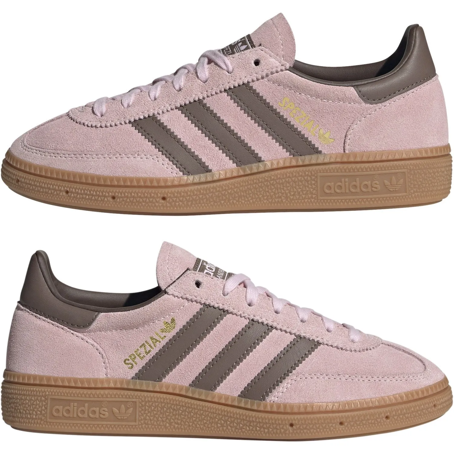adidas Originals Clear Pink/Earth Strata/Gum 3 Handball Spezial J Sneakers