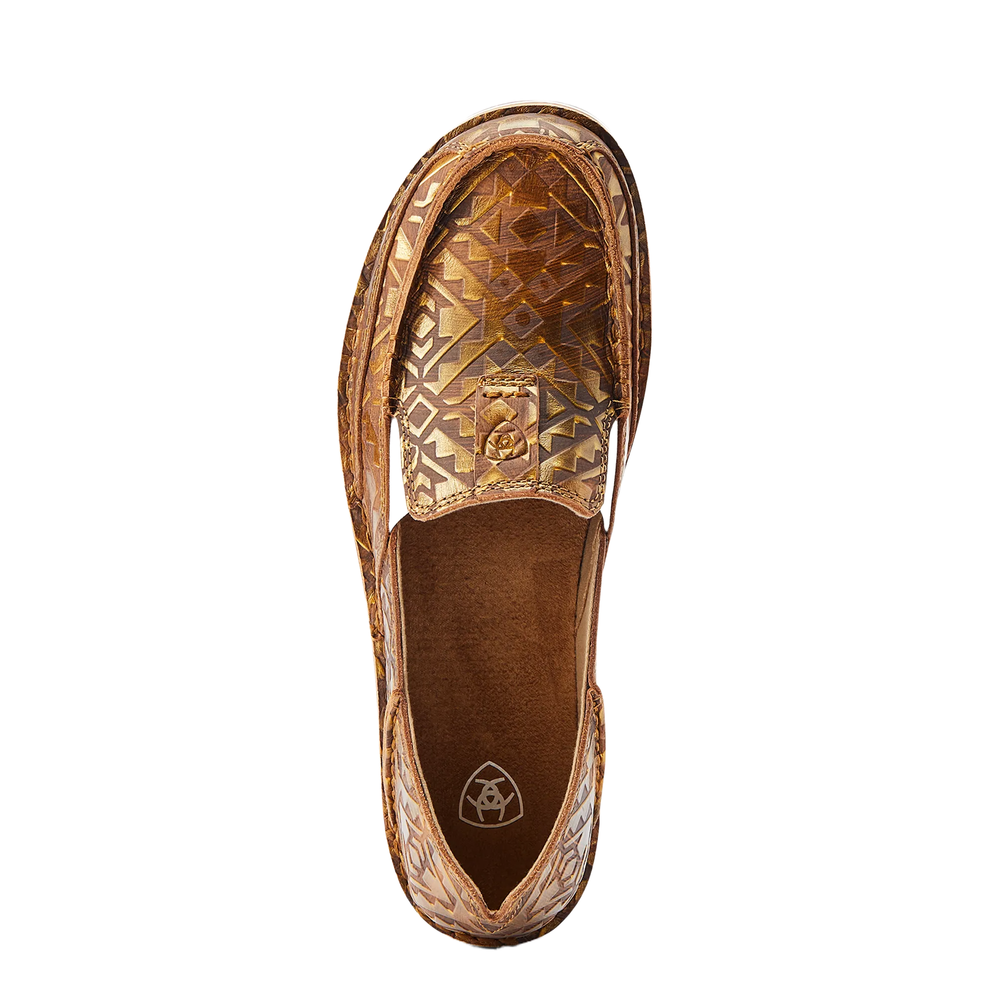 Ariat Ladies Cruiser Copper Blanket Embossed Slip On Shoes 10044534