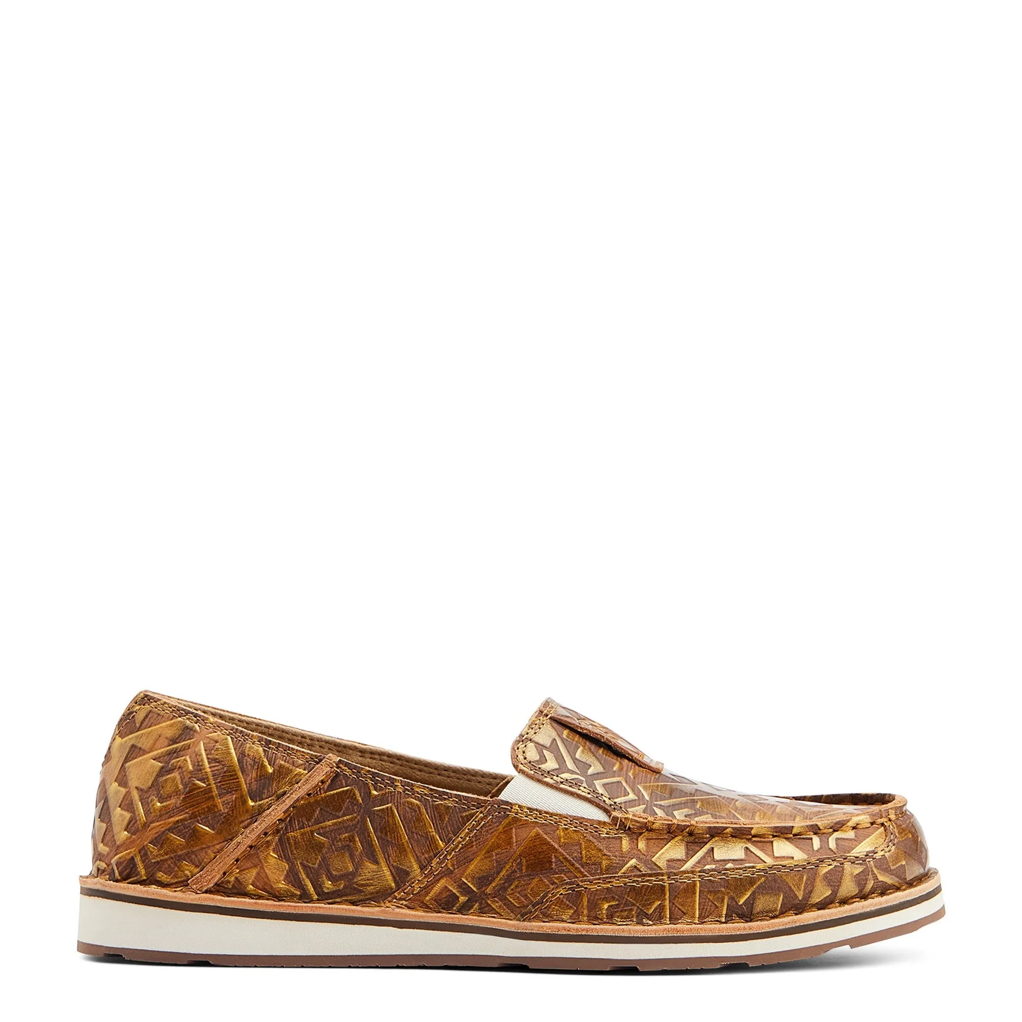 Ariat Ladies Cruiser Copper Blanket Embossed Slip On Shoes 10044534