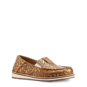 Ariat Ladies Cruiser Copper Blanket Embossed Slip On Shoes 10044534