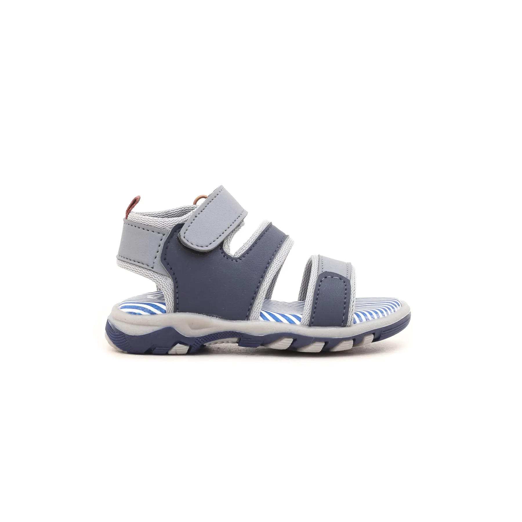 Babies Grey Casual Sandal KD7546