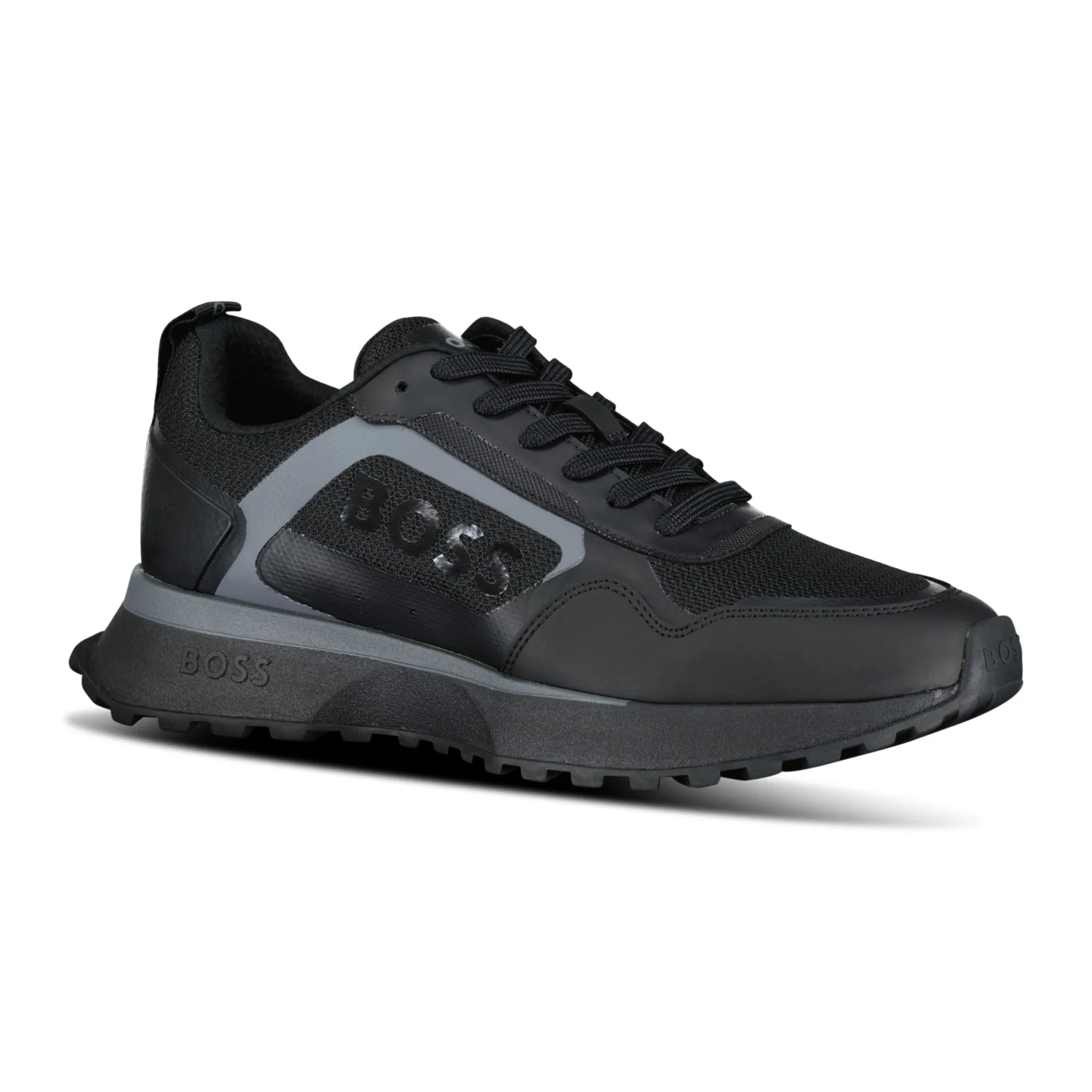 Boss Logo 'Jonah' Trainers Black