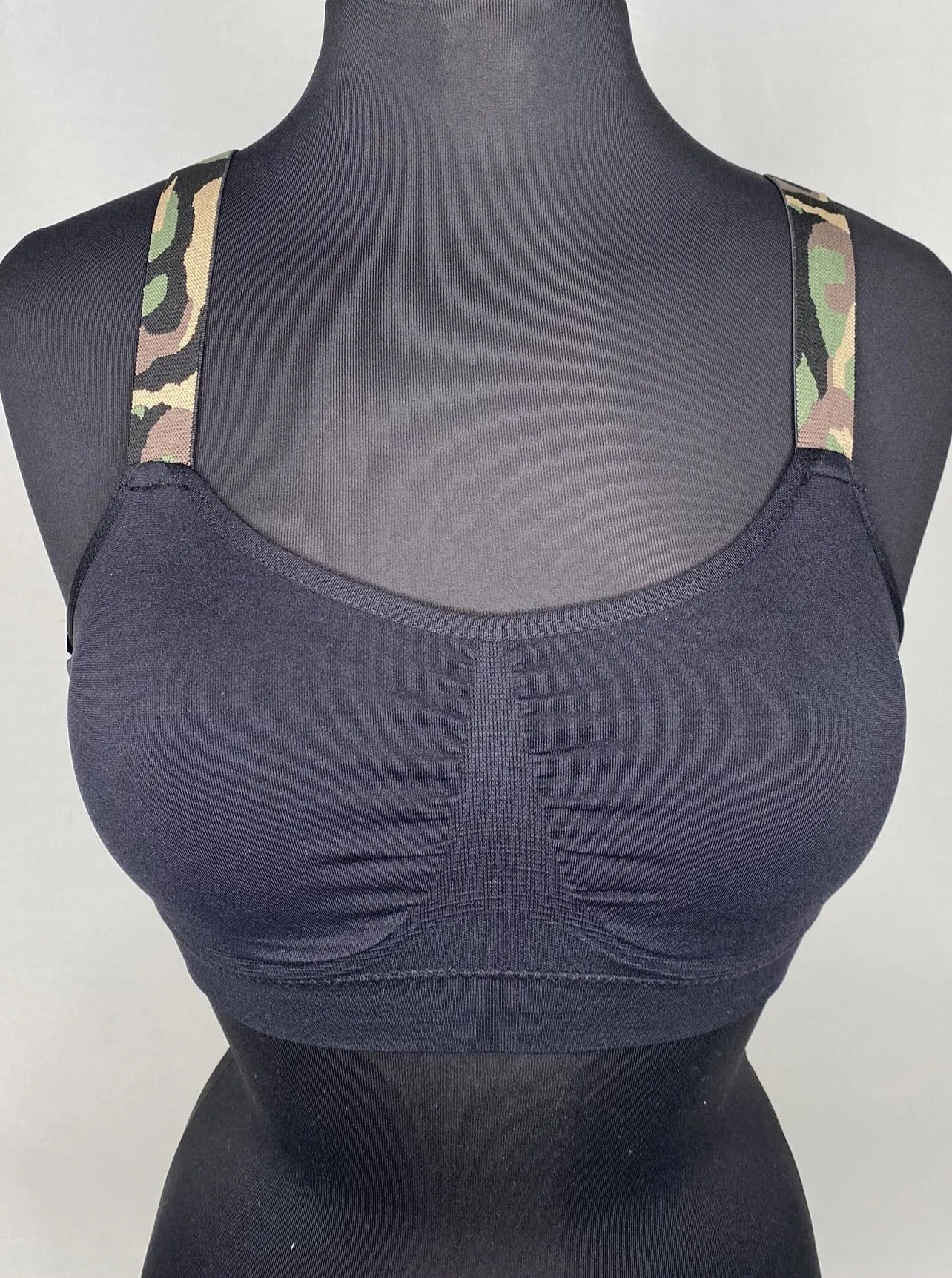 Camouflauge Elastic Band Bras