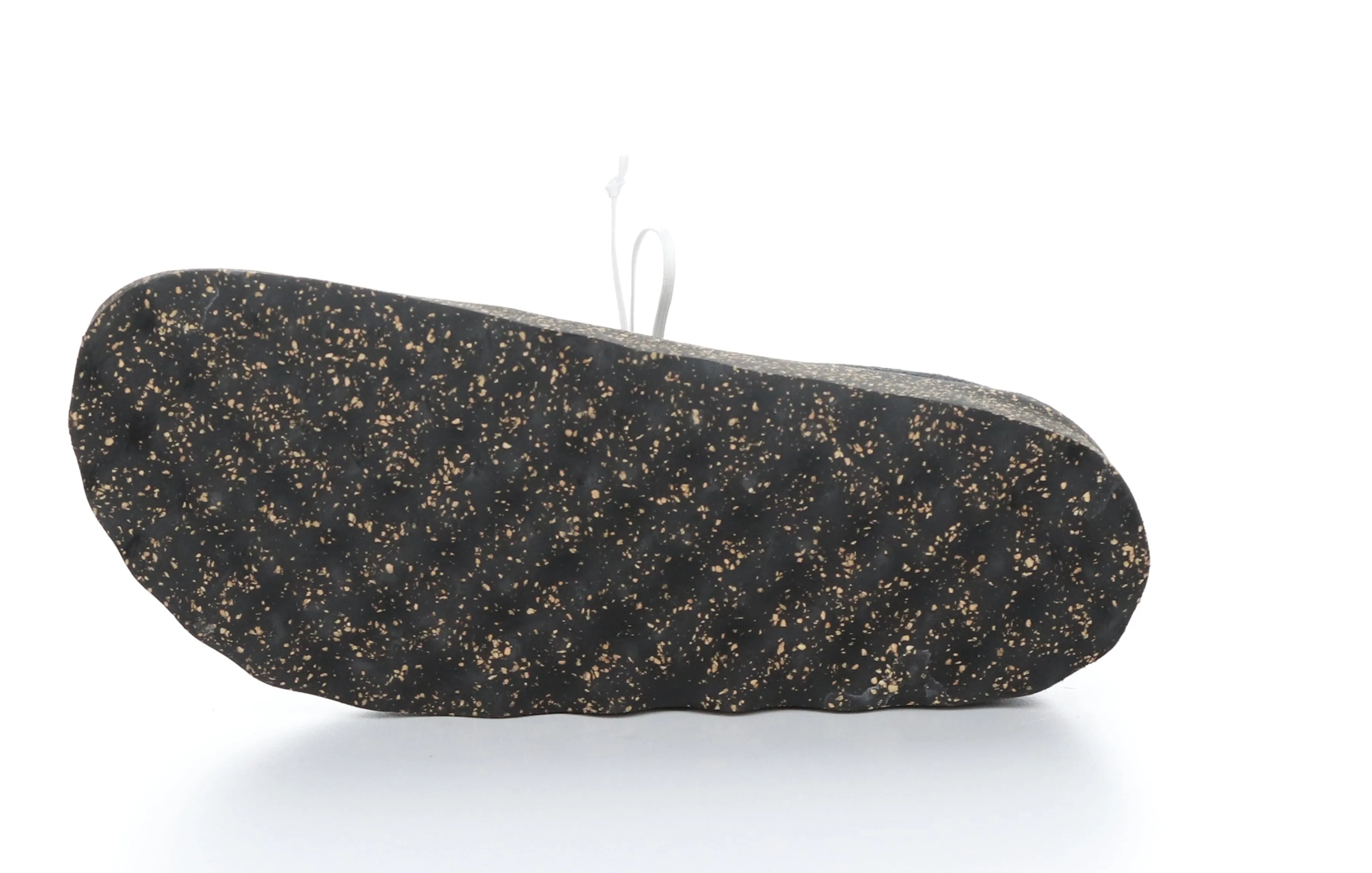 CHAT_M Black Recycled Linen Lace-up Trainers