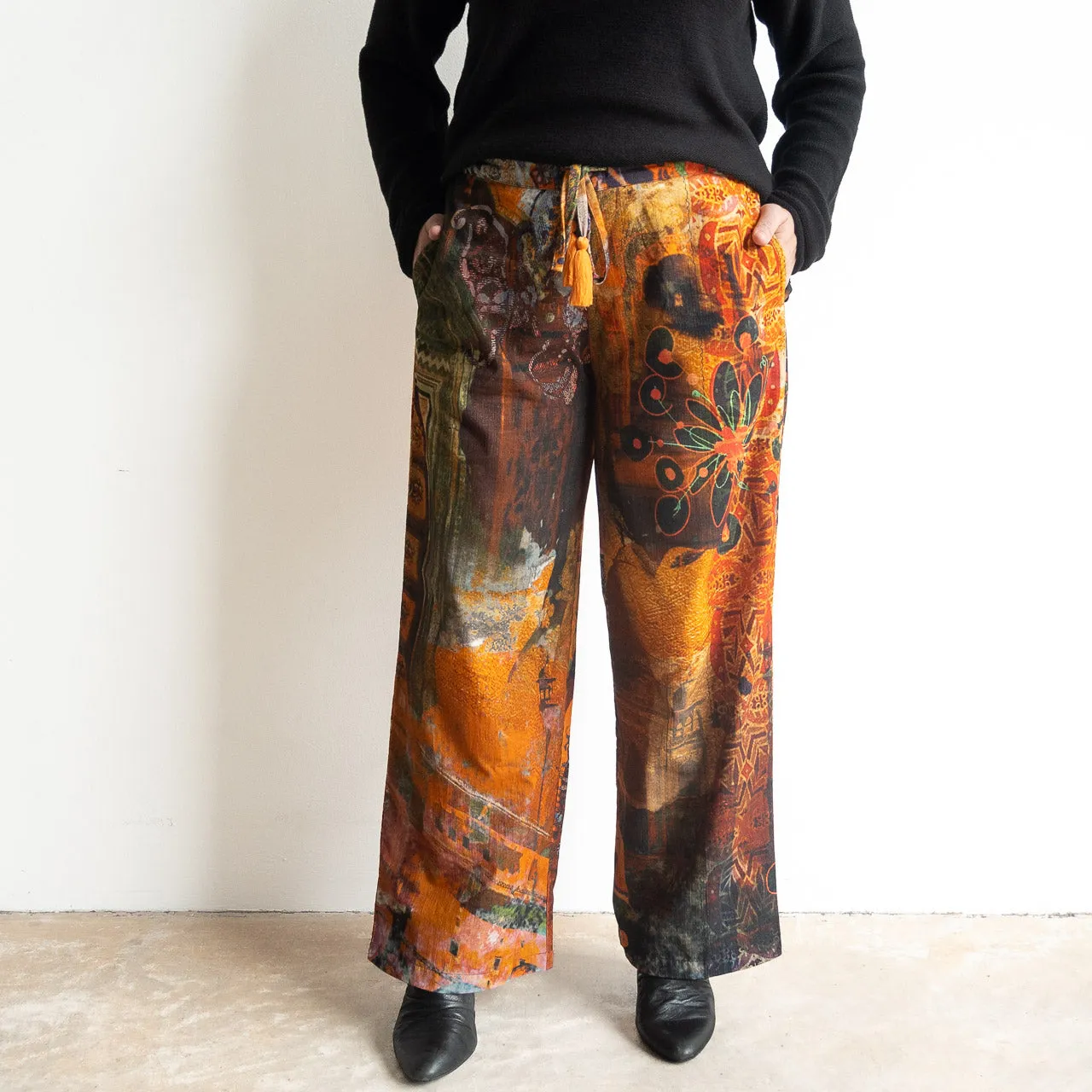 Cotton Corduroy Wide Leg Pant by Orientique Australia - Taj - 76061