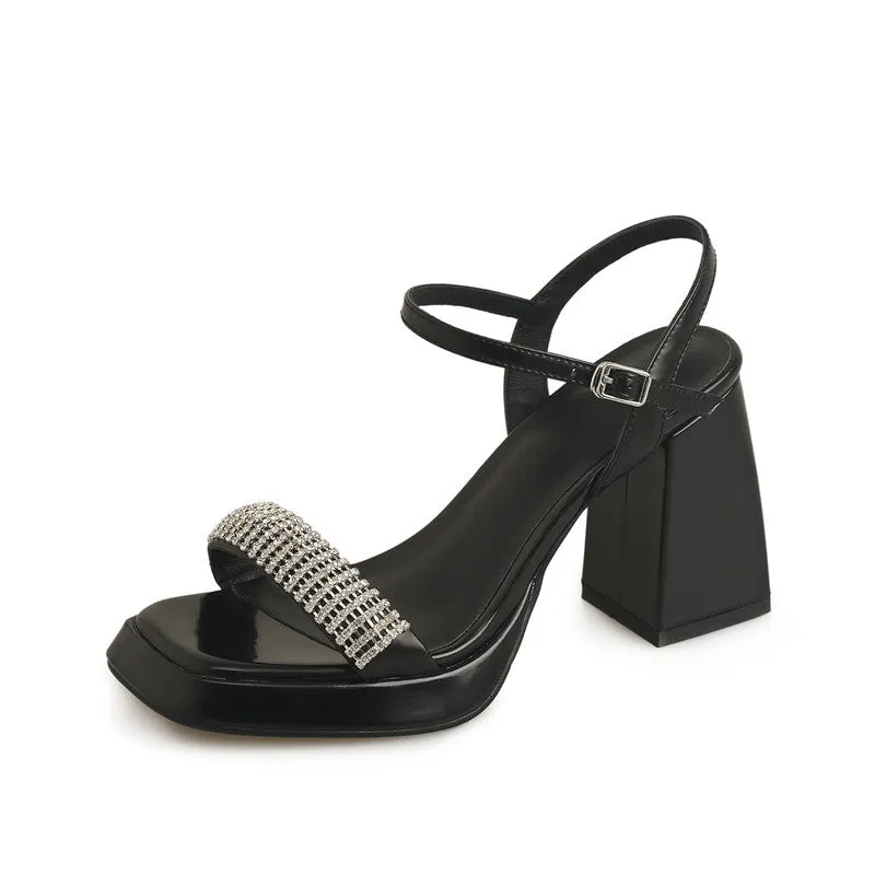 FY Zoe Gold Heeled Sandals
