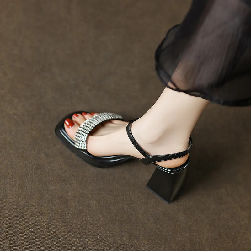 FY Zoe Gold Heeled Sandals