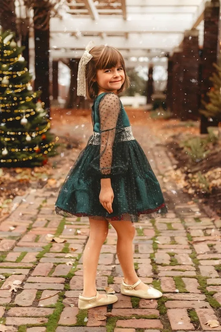 Gold Glitter Olivia Dress Shoe
