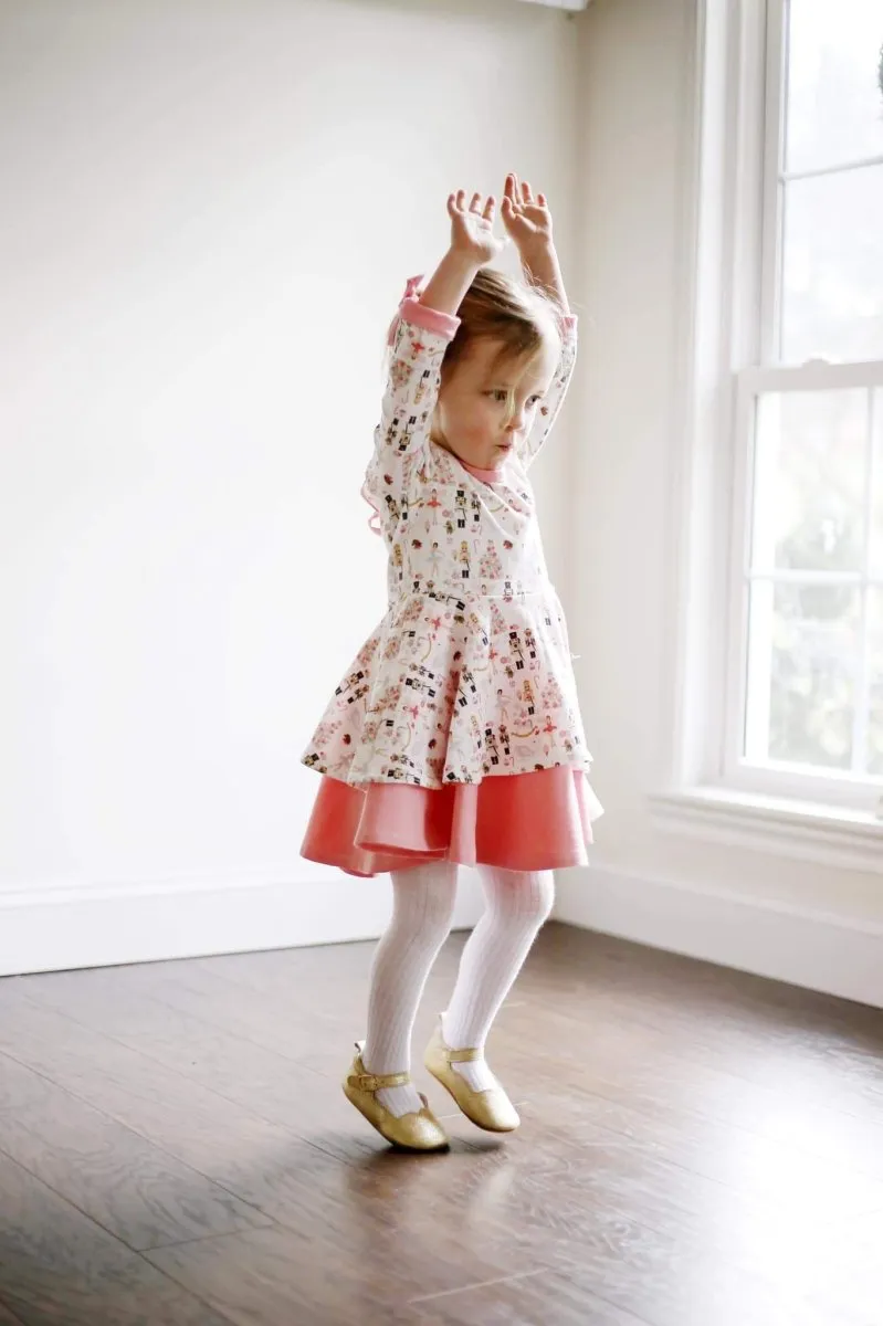 Gold Glitter Olivia Dress Shoe