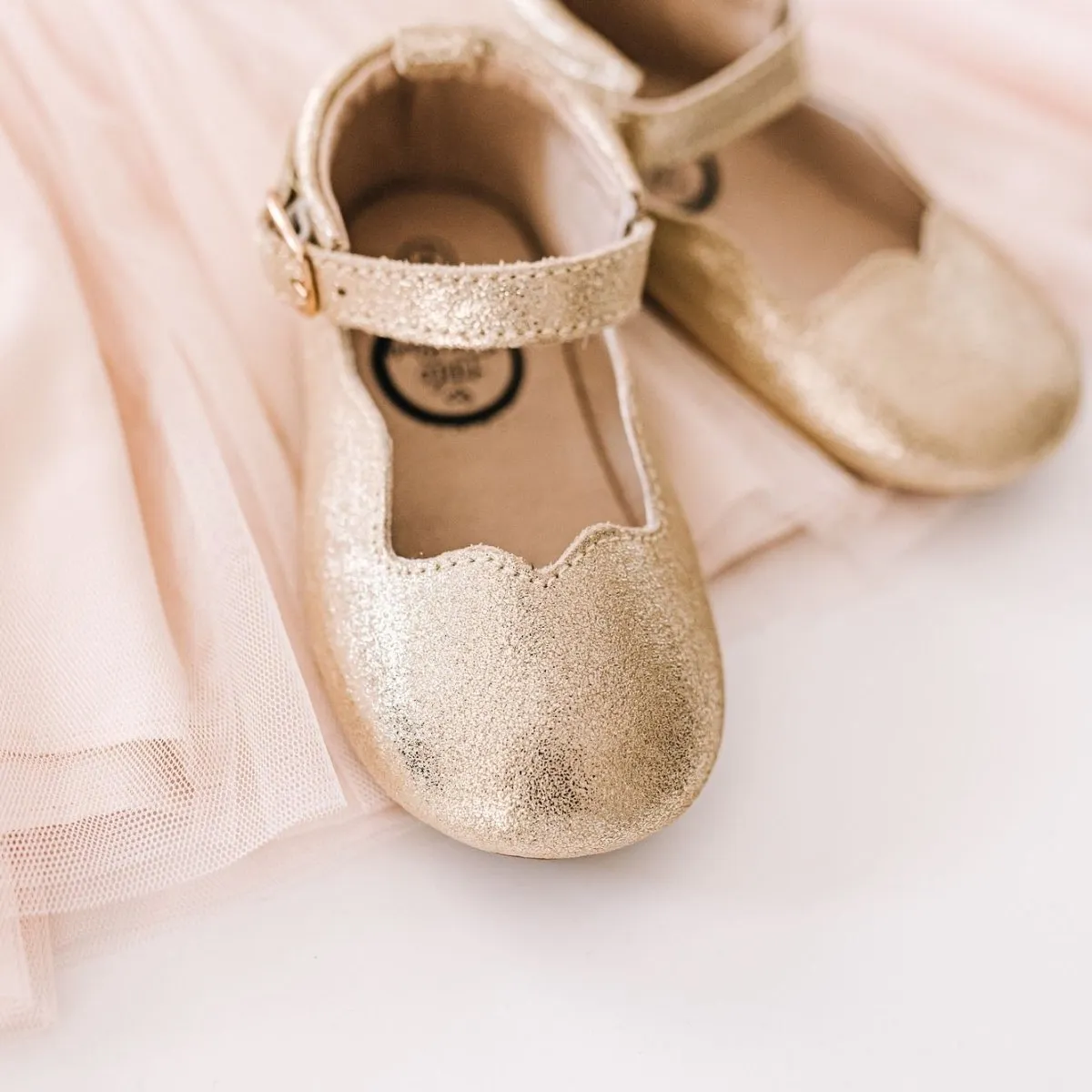 Gold Glitter Olivia Dress Shoe
