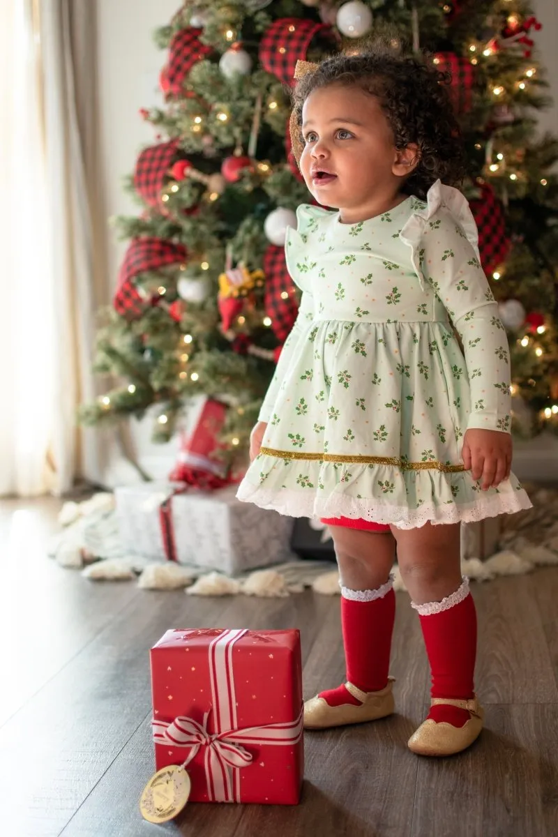Gold Glitter Olivia Dress Shoe