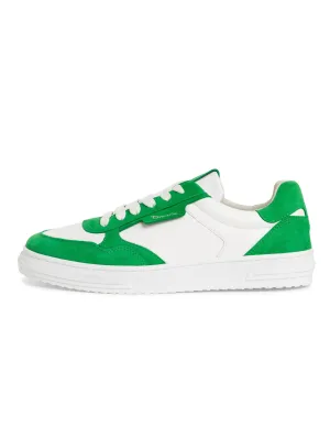 Green and White Trainer Pumps