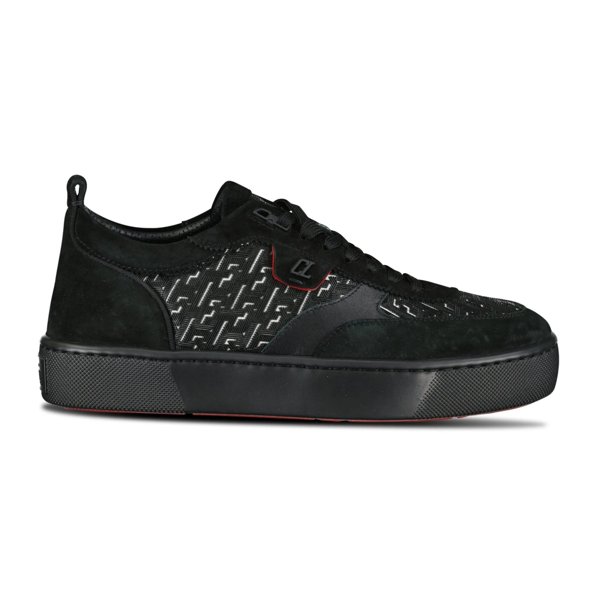 Happy Rui Suede Low Top Trainers Black