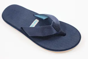 Hari Mari Men's Dunes Sandal - Navy/Lt Blue Nylon