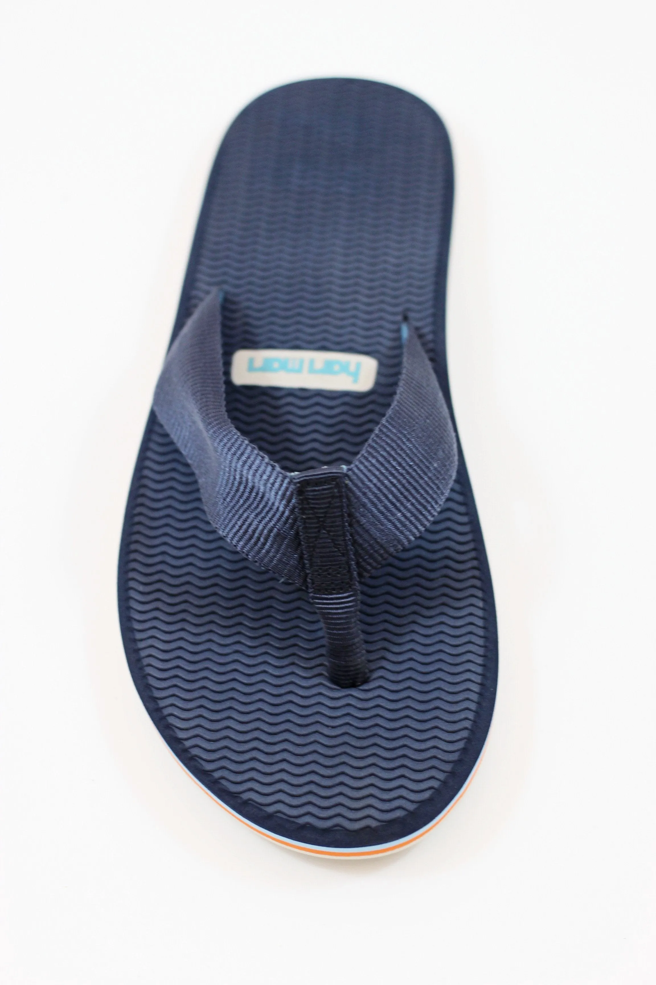 Hari Mari Men's Dunes Sandal - Navy/Lt Blue Nylon