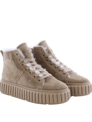 Kennel & Schmenger ZAP Beige High Top Suede Boots 41-25030-566