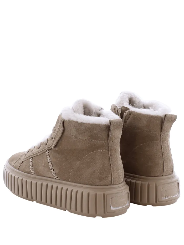 Kennel & Schmenger ZAP Beige High Top Suede Boots 41-25030-566