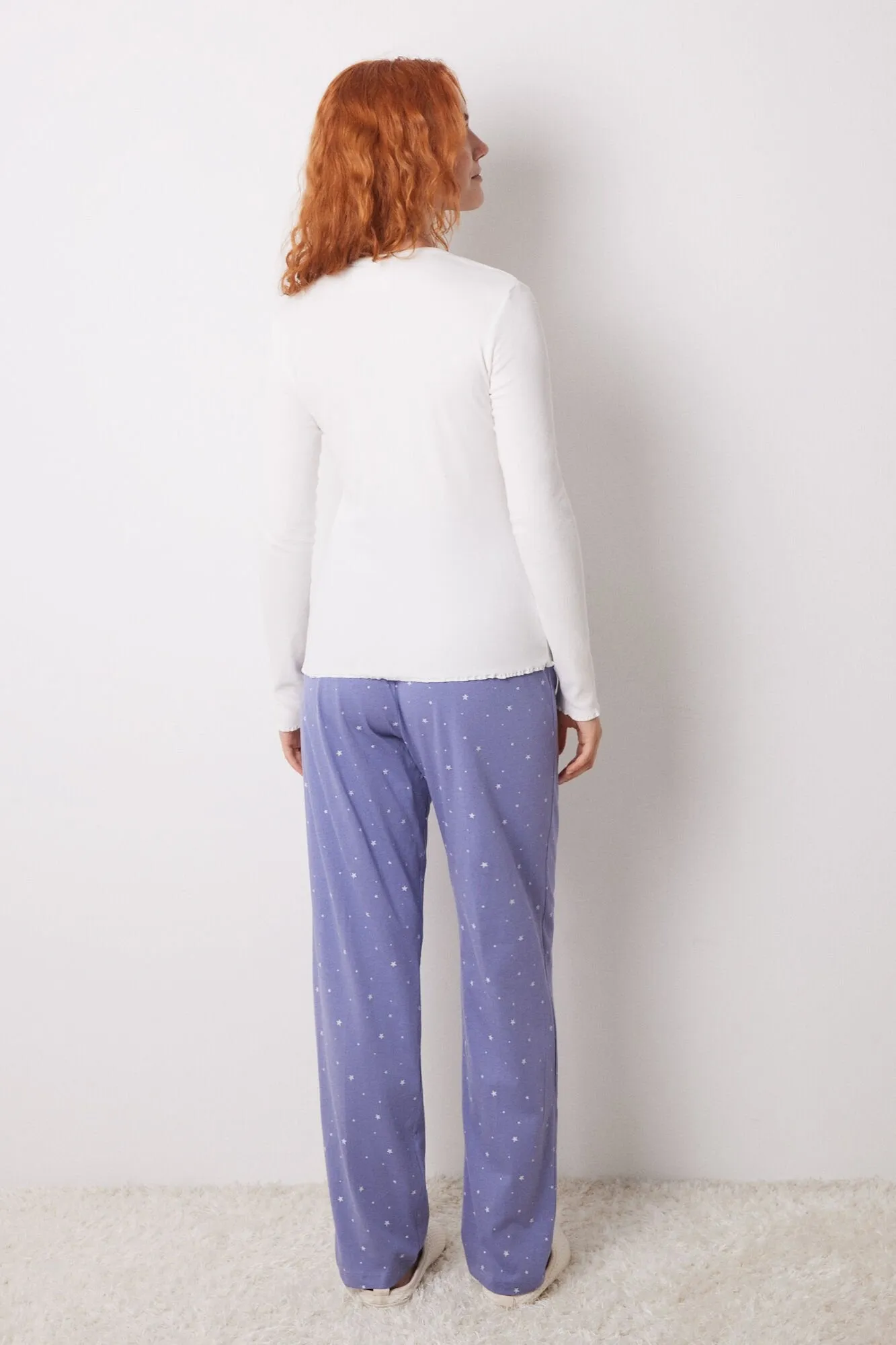 Long cotton Snoopy pyjamas