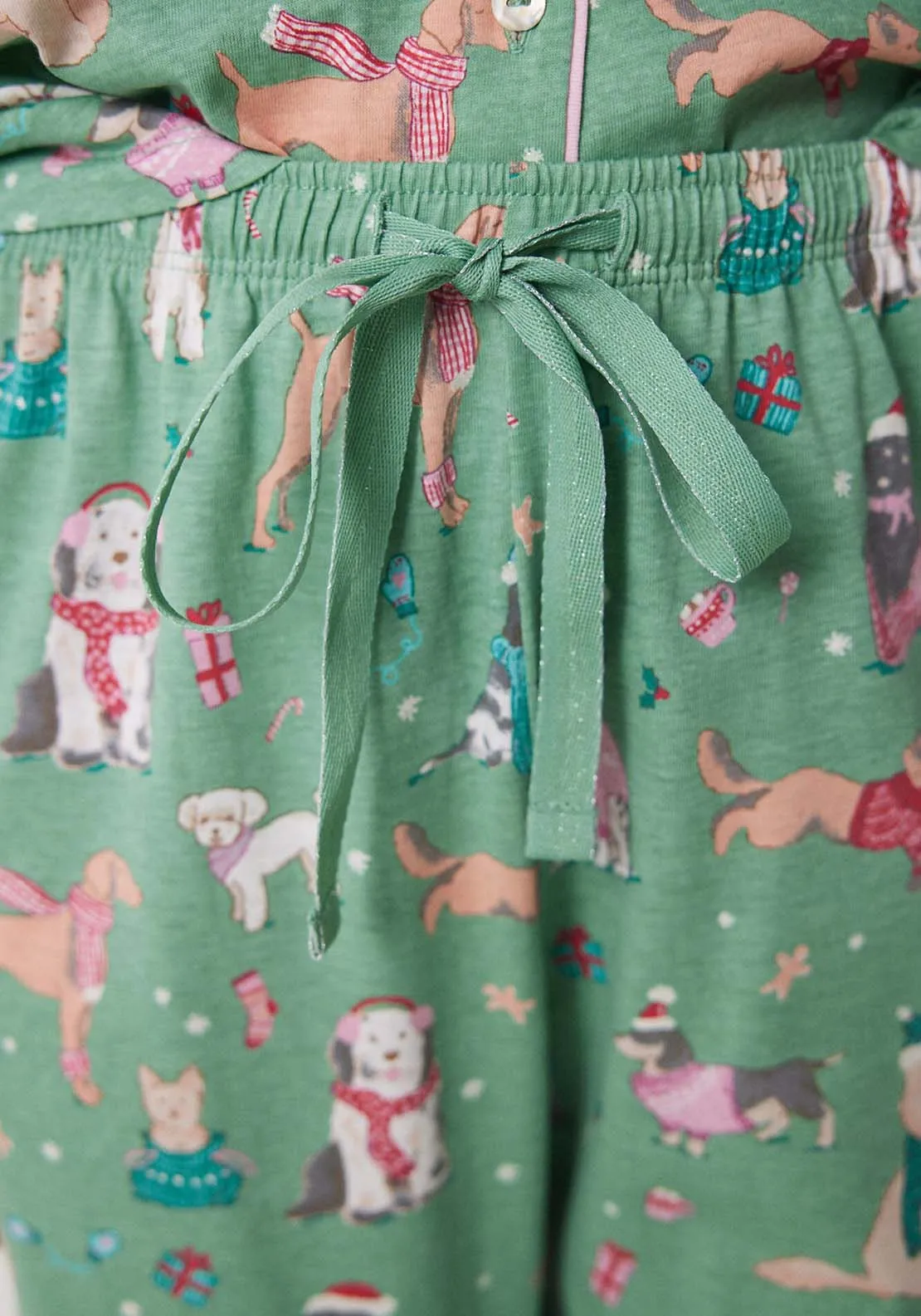 Long Sleeves Masculine Pyjama - Green