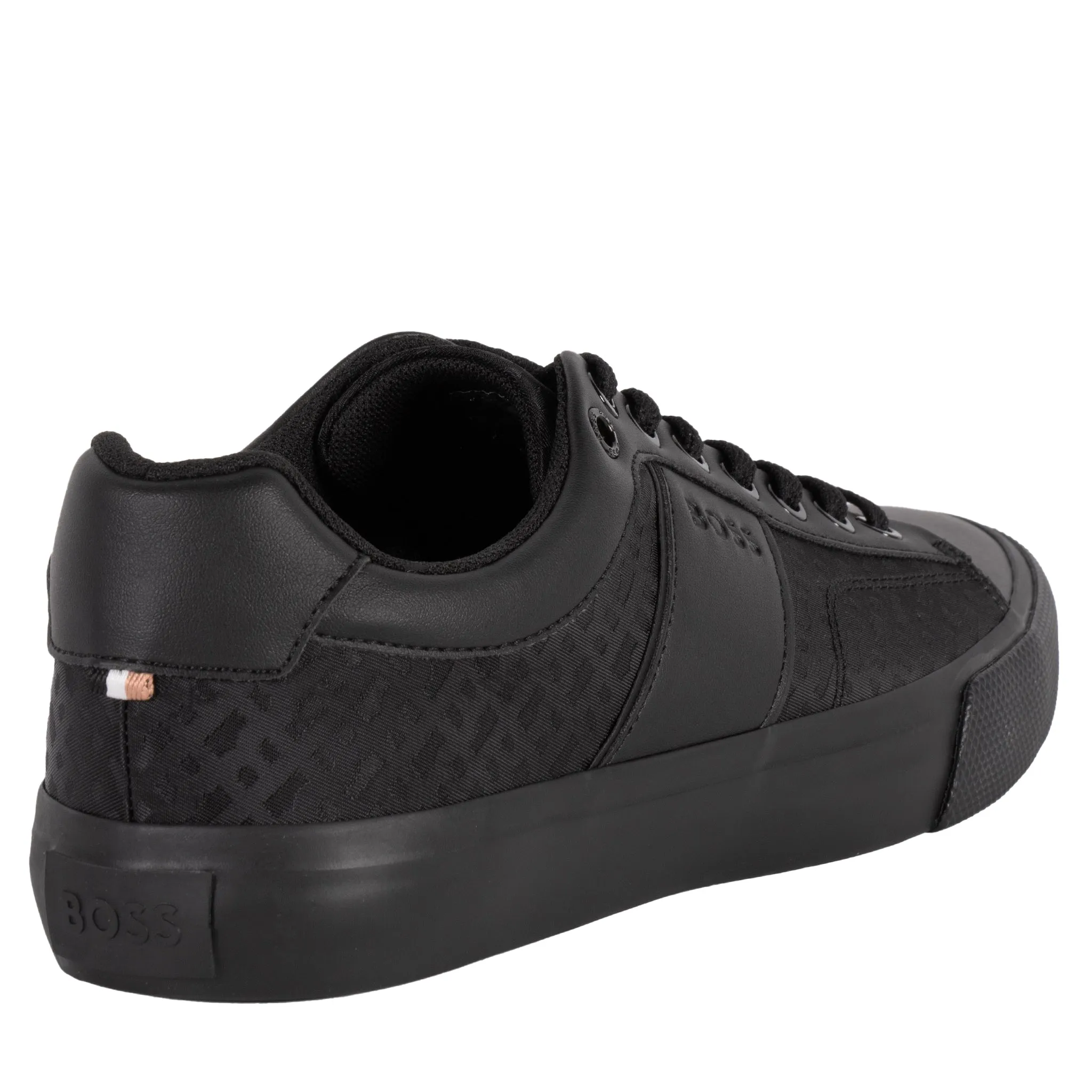 Mens BOSS Black Aiden_Tenn_nymn Trainers