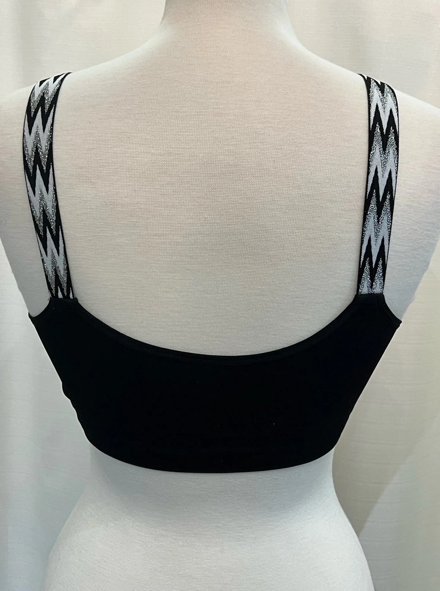 Metallic Chevron On Black