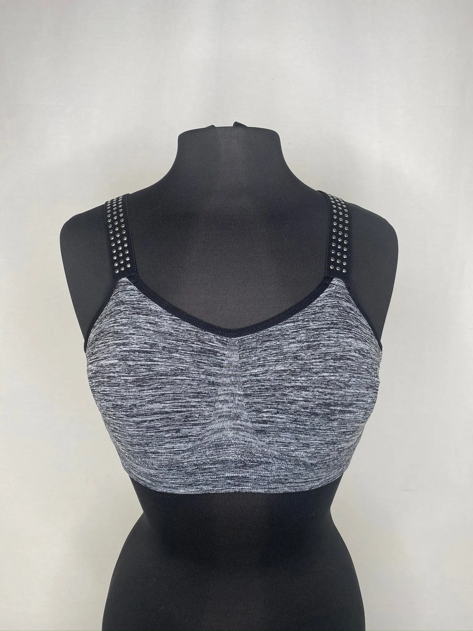 Metallic Strap Elastic Band Bras