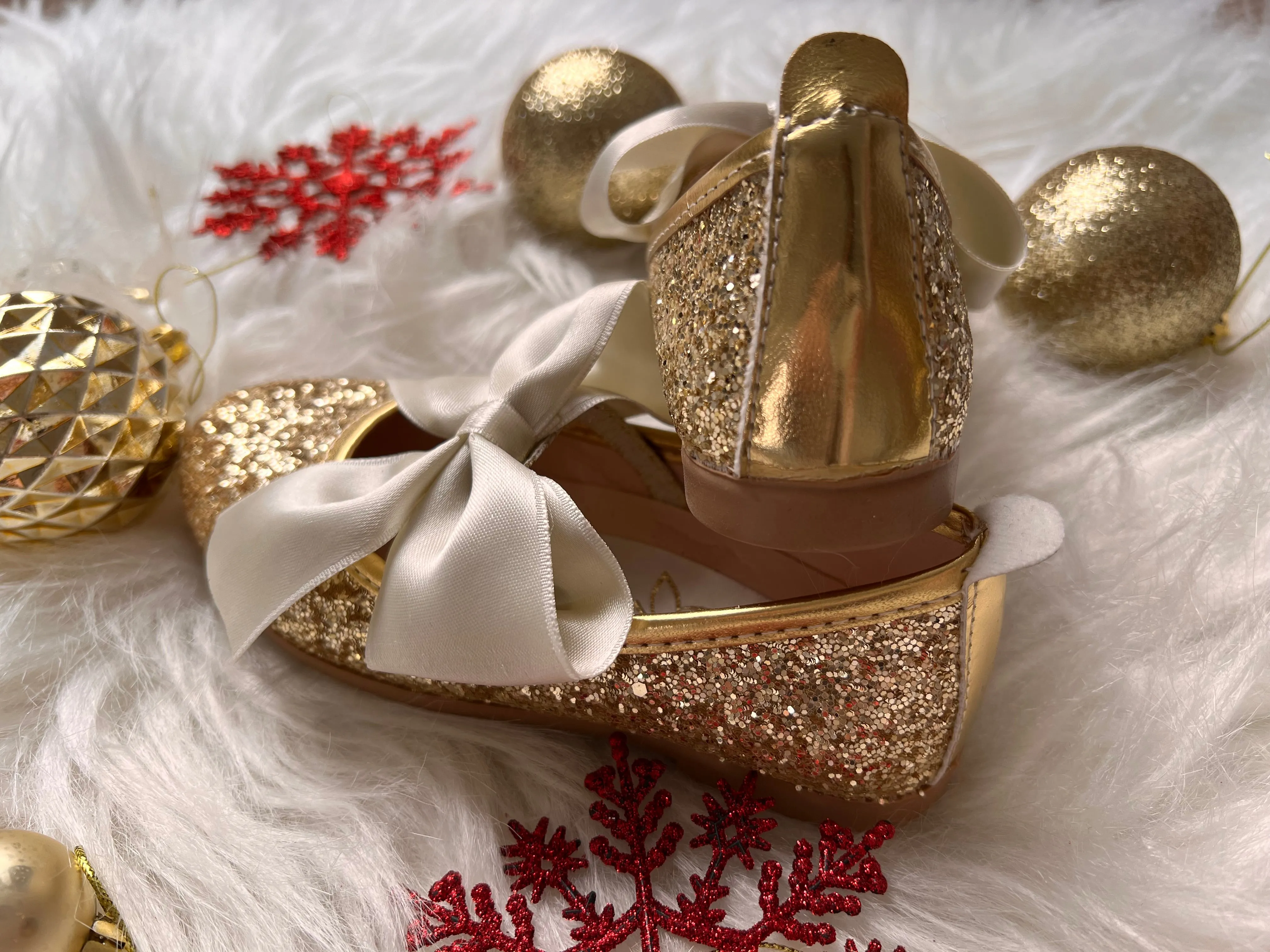 Mimi Shoes  Gold Glittery