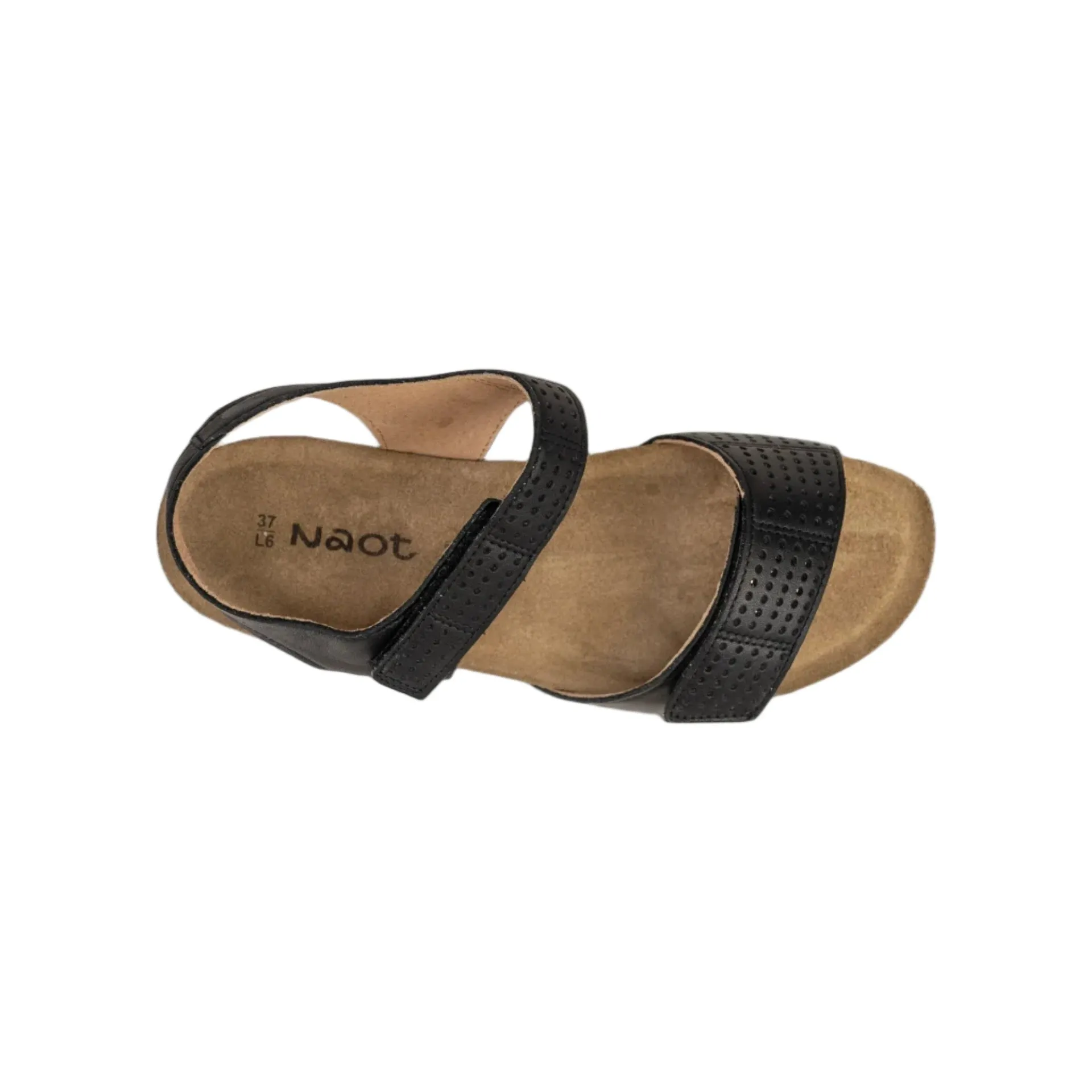Naot Women's Vivian Sandal - Black Leather