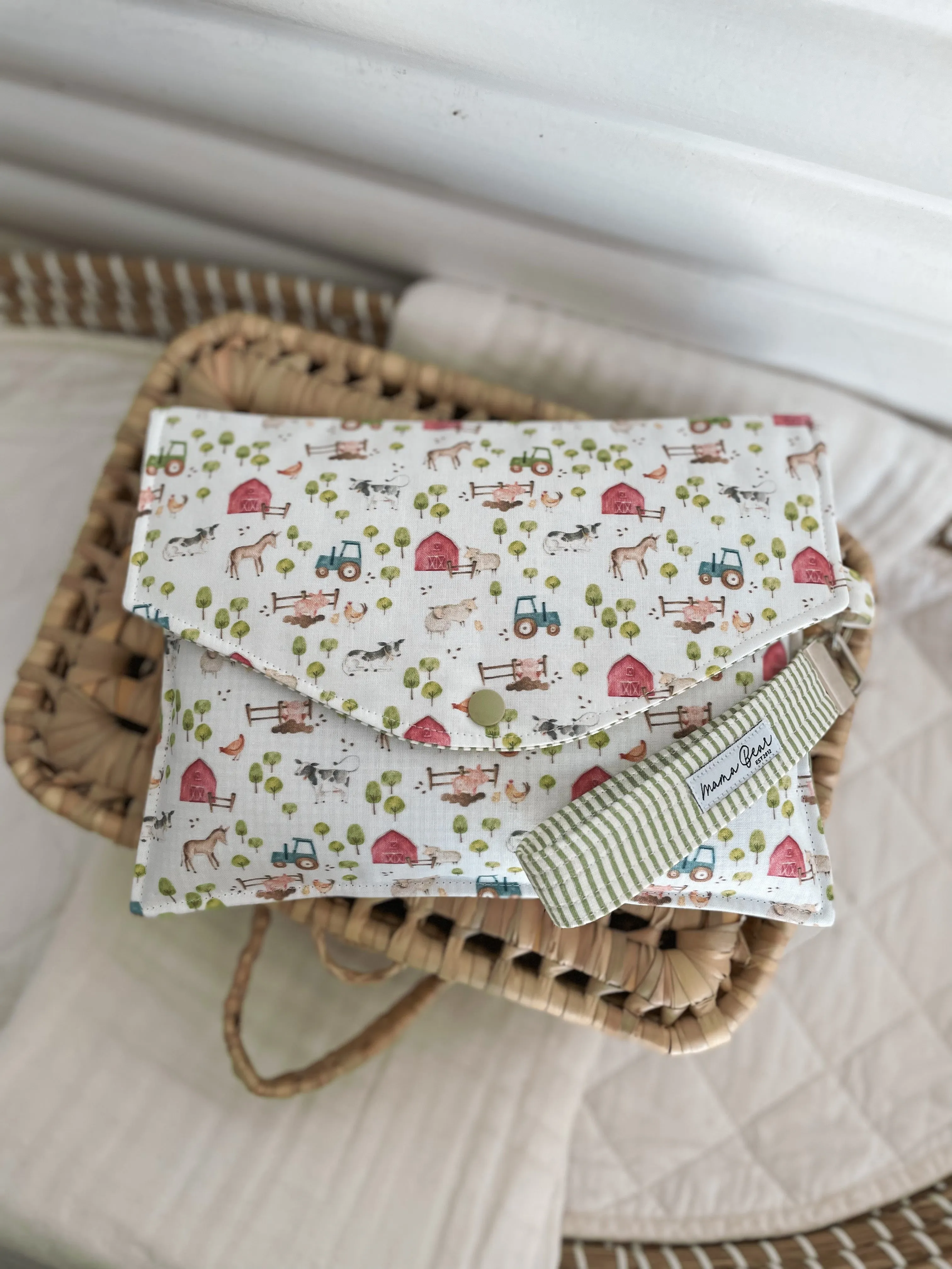 Nappy Wallet & Tractor Moccasin Set | Farmer 2.0