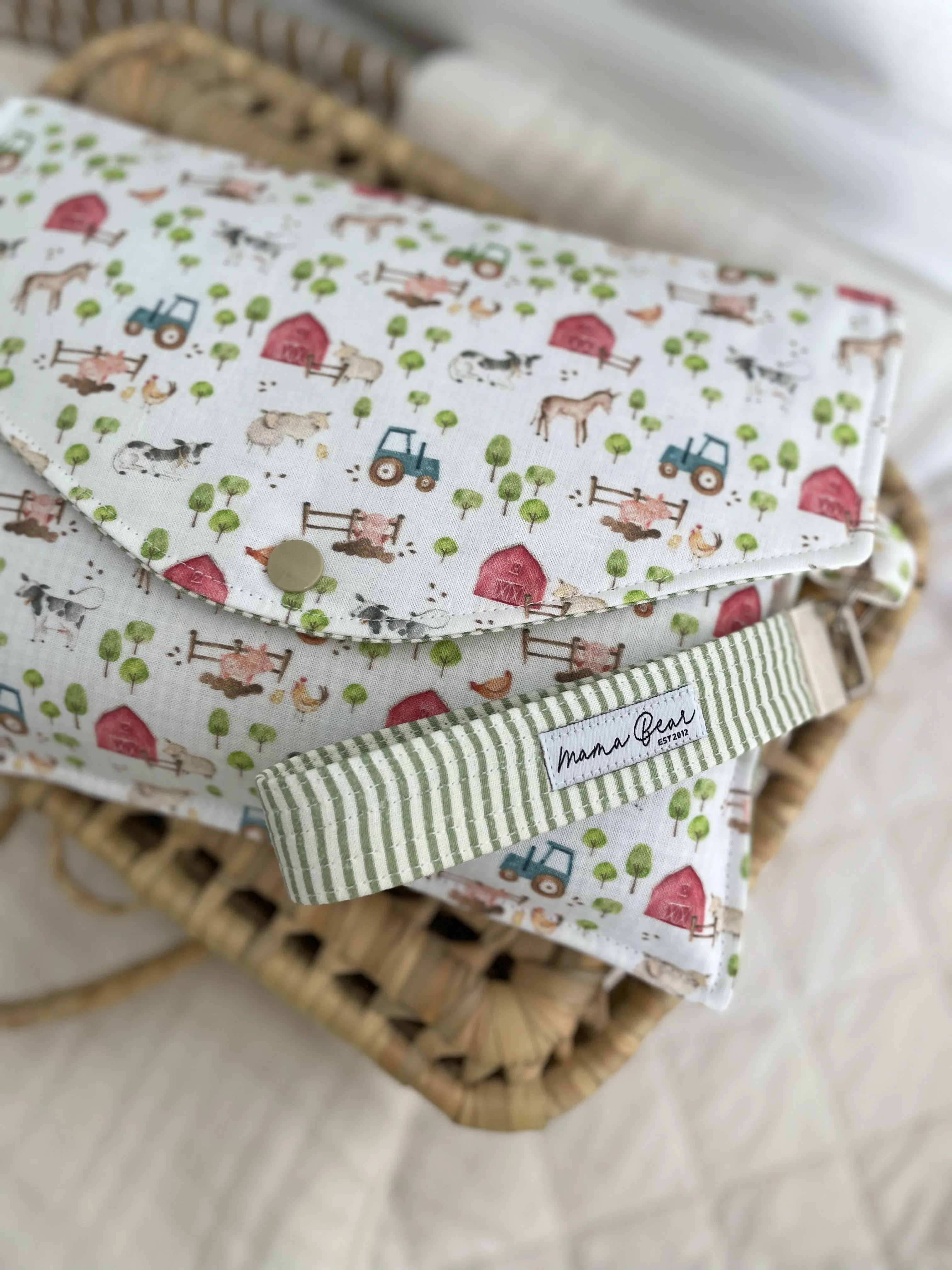 Nappy Wallet & Tractor Moccasin Set | Farmer 2.0