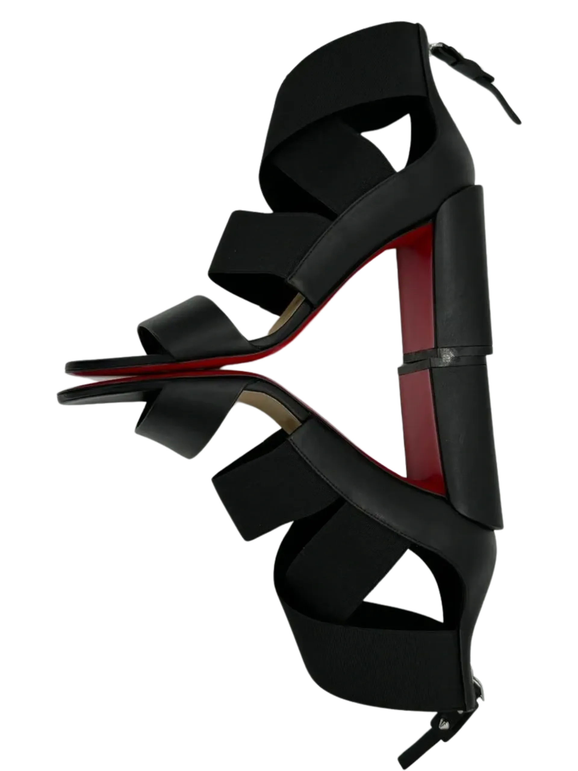 *NEW* Christian Louboutin Patrouille Leather Sandals 85