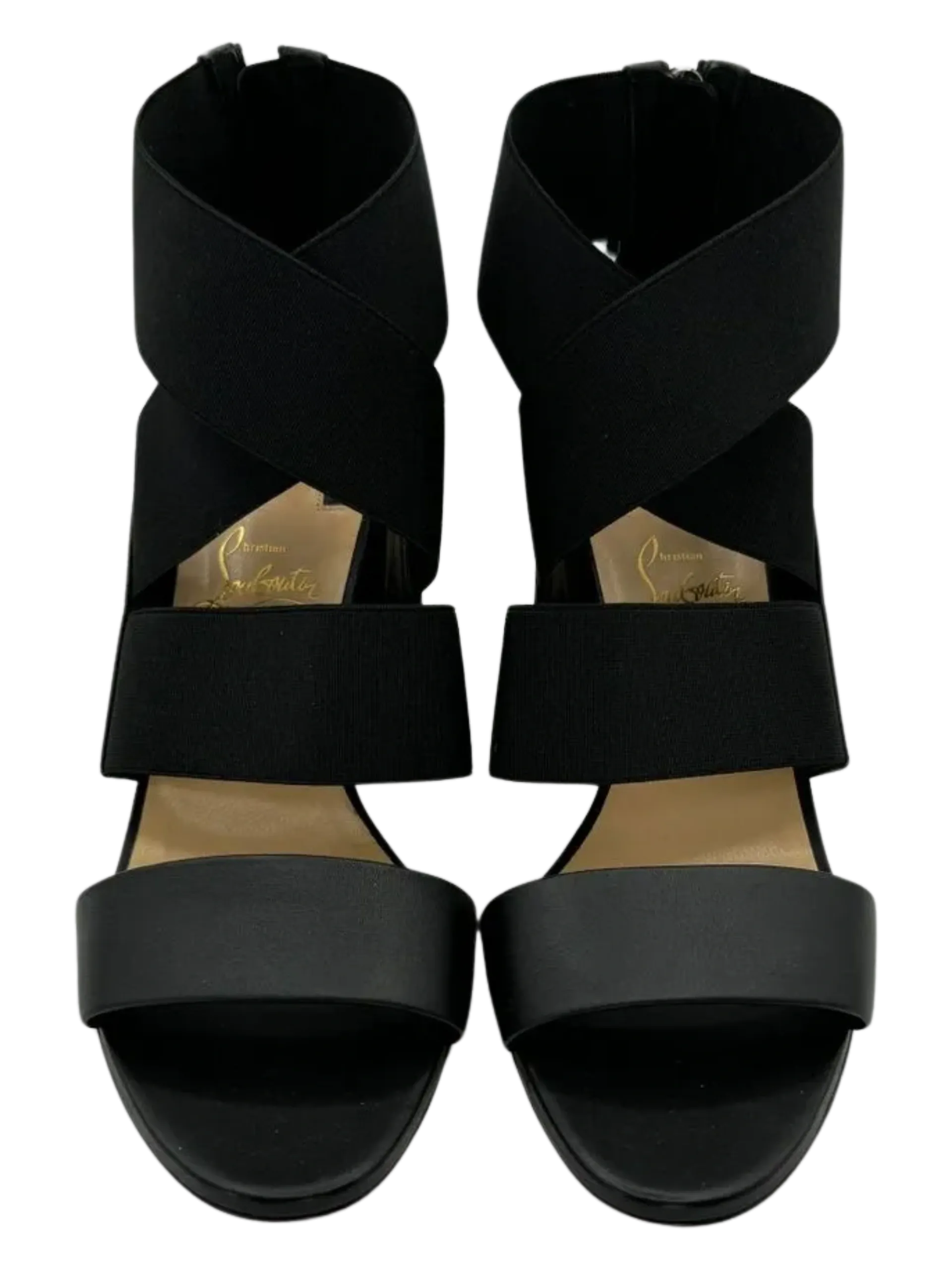 *NEW* Christian Louboutin Patrouille Leather Sandals 85