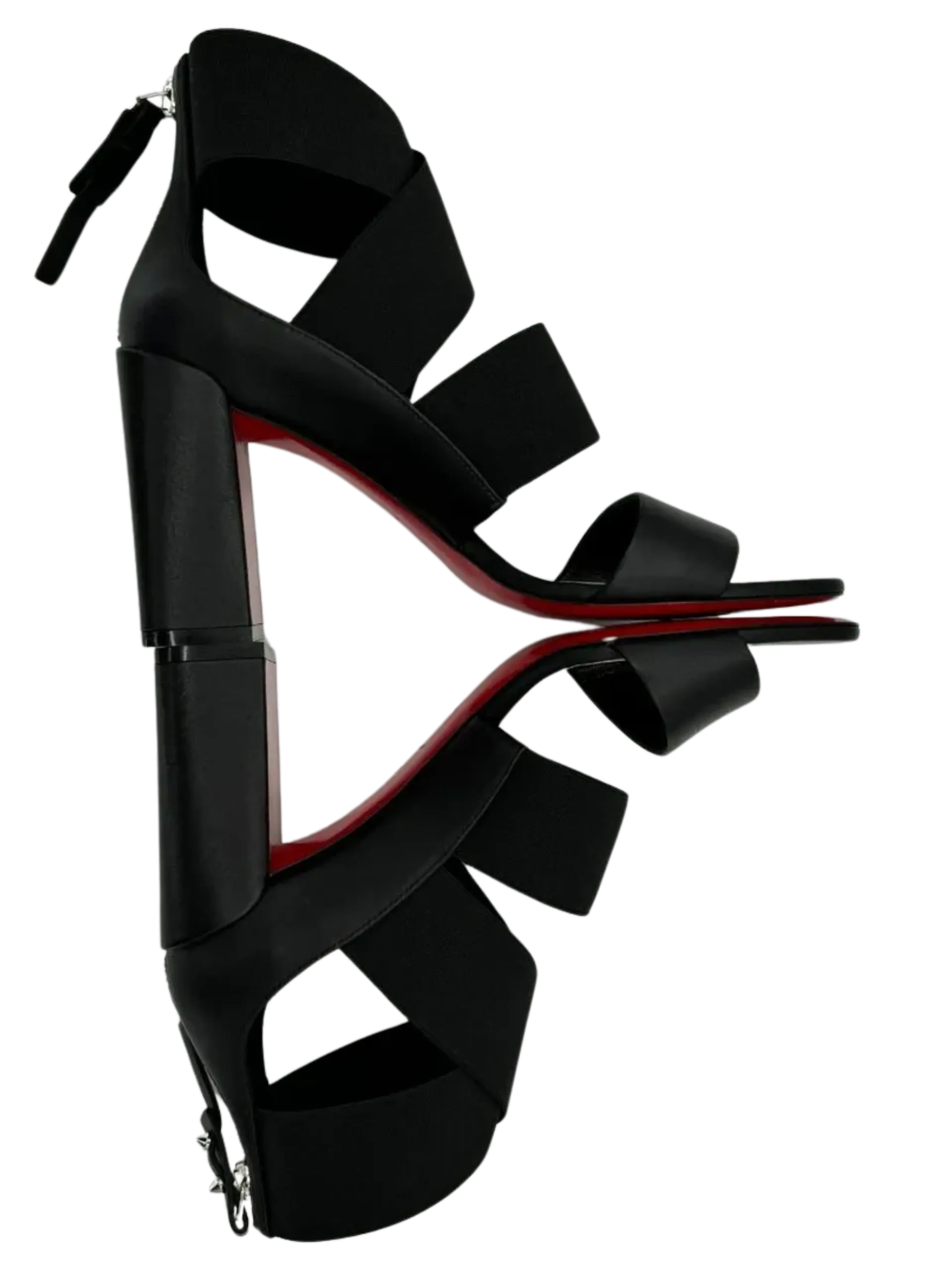 *NEW* Christian Louboutin Patrouille Leather Sandals 85