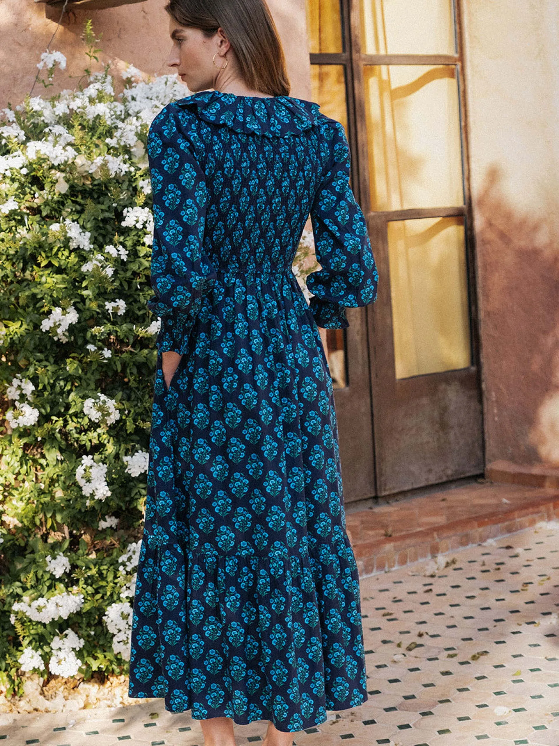 Night sky buta Rita dress
