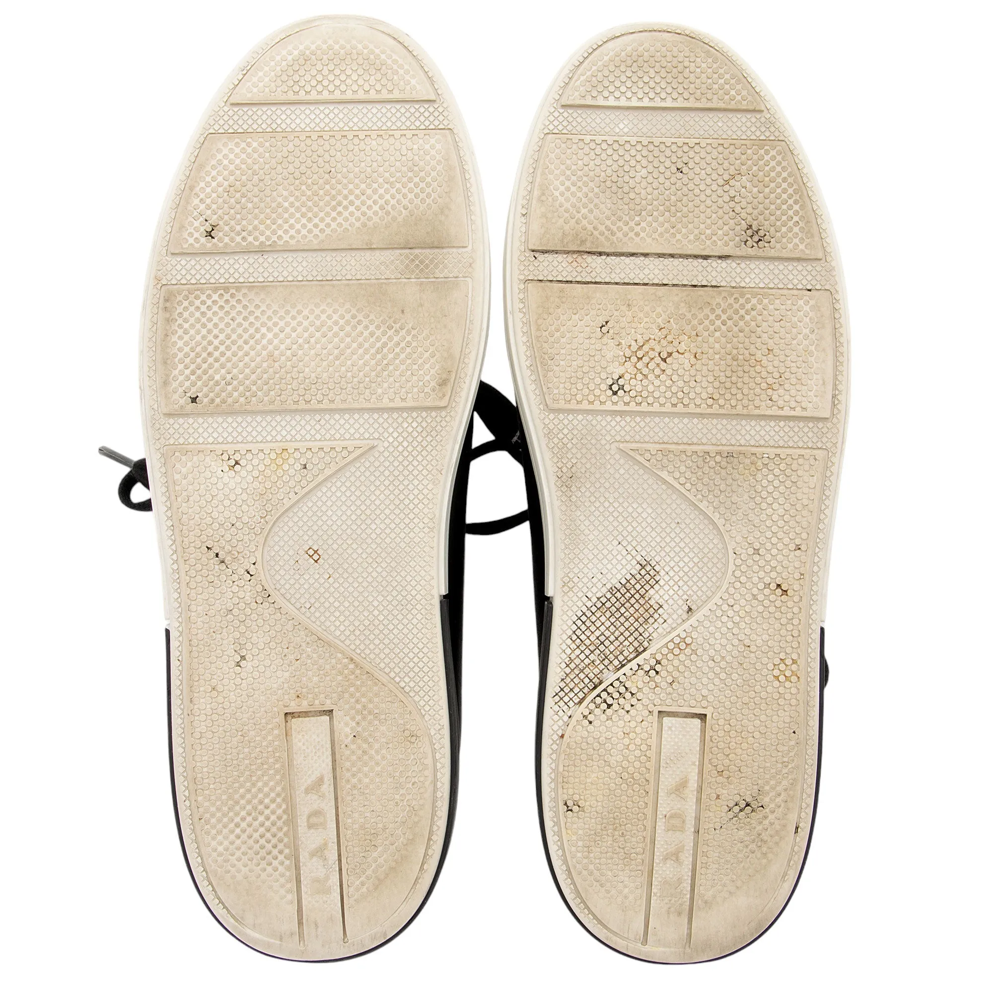 Prada Leather Macro Sneakers