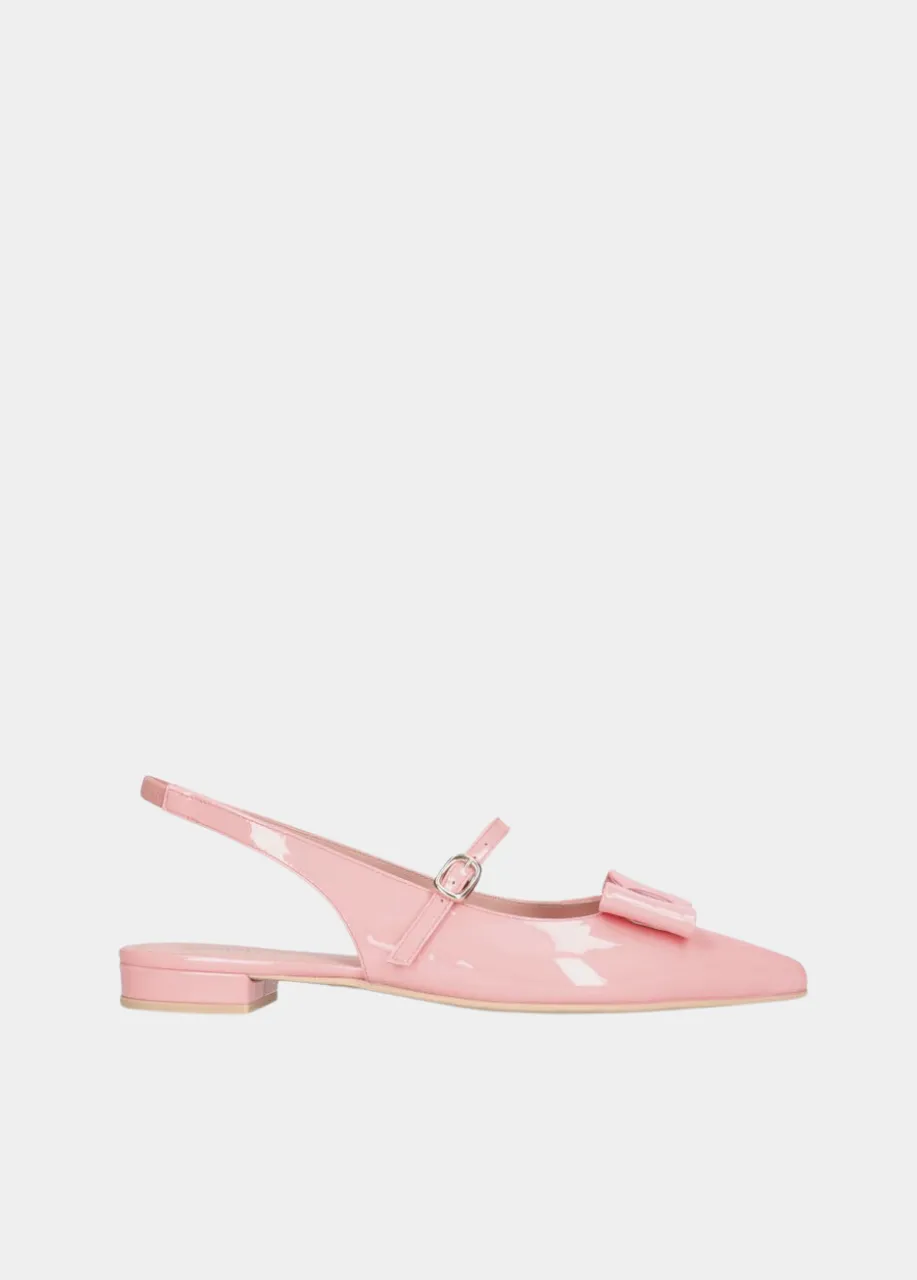 Pretty Ballerina Gorgeous Rose Pink Slingbacks
