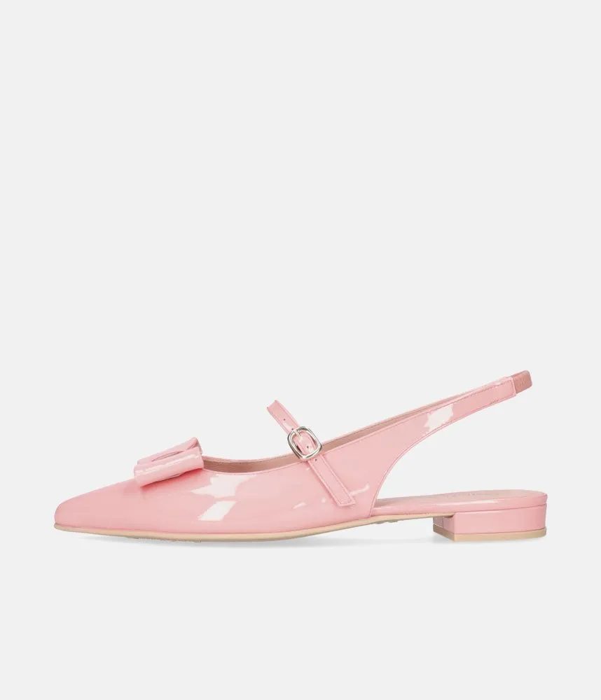 Pretty Ballerina Gorgeous Rose Pink Slingbacks