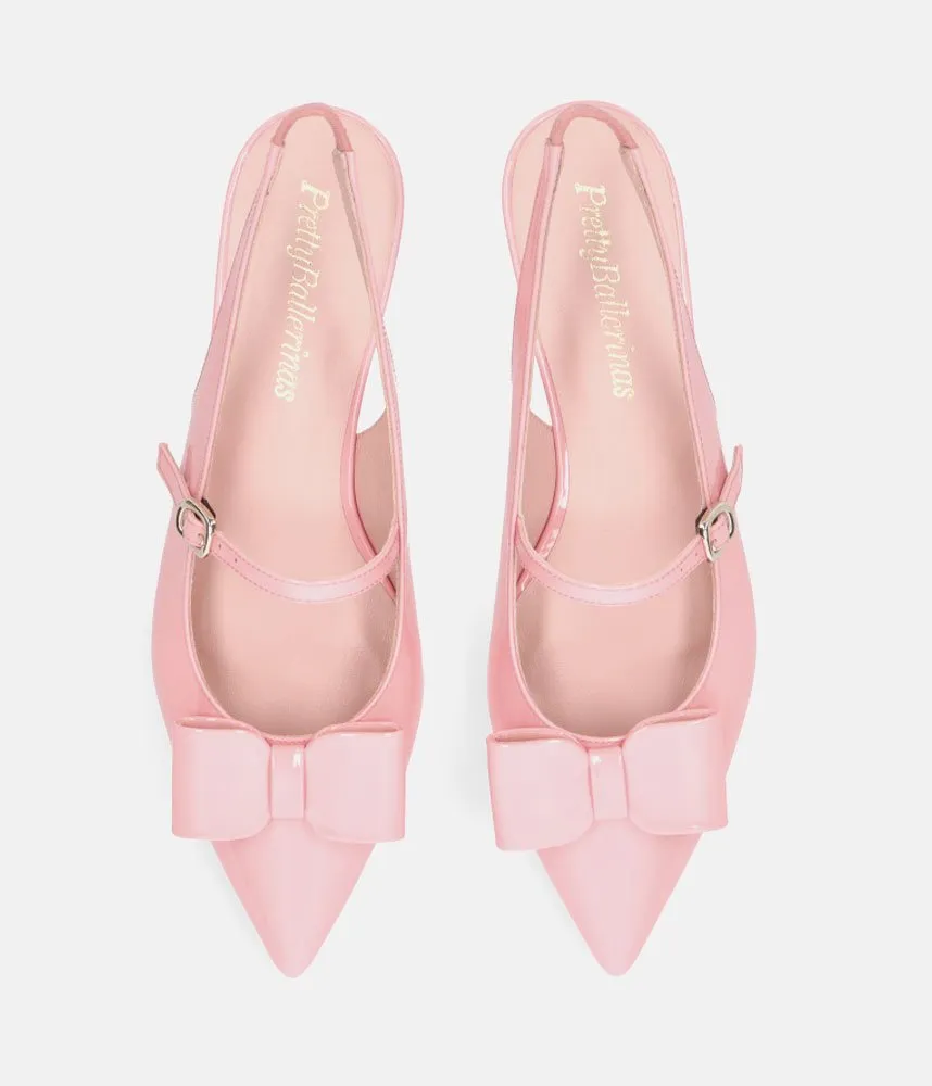 Pretty Ballerina Gorgeous Rose Pink Slingbacks