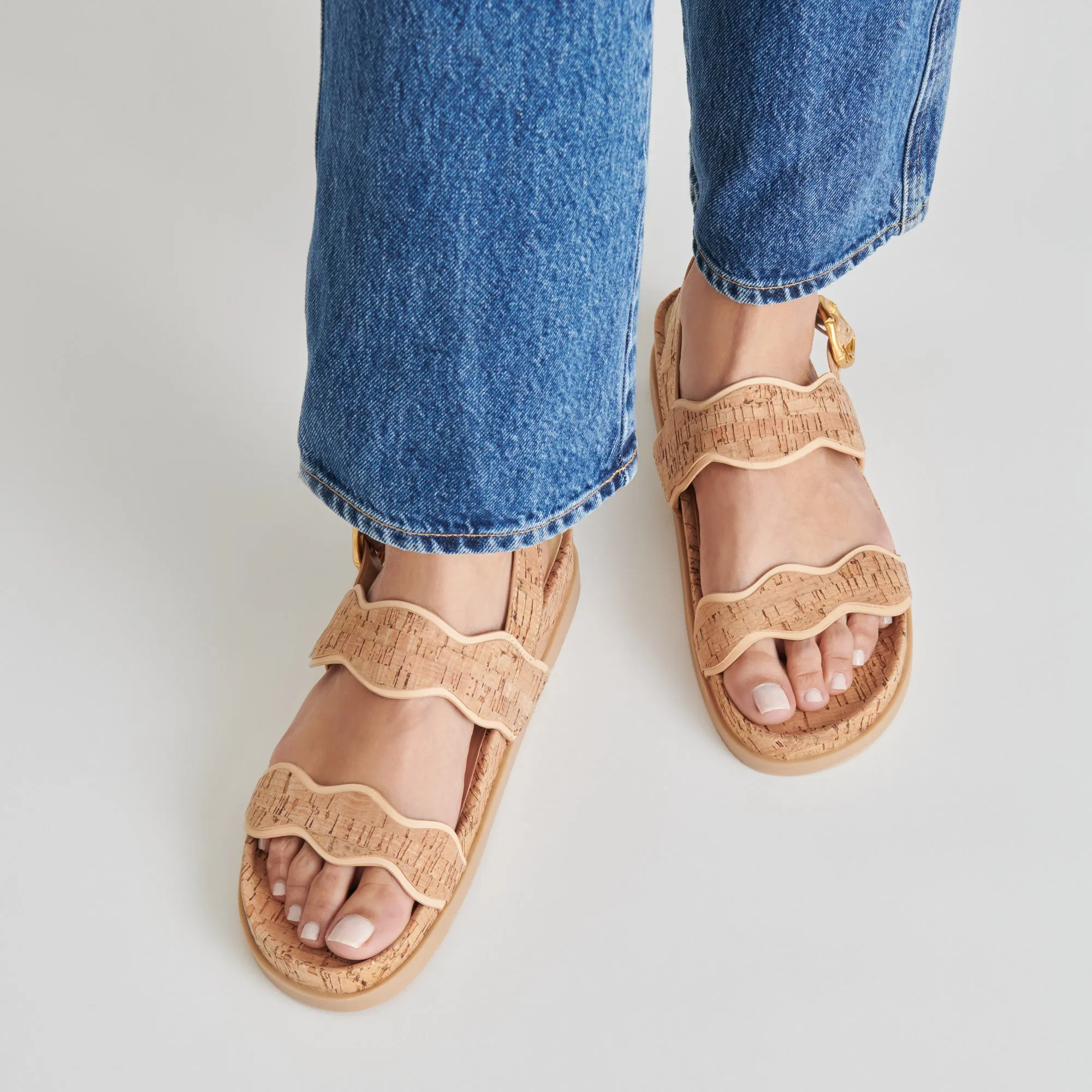 SINDY SANDALS NATURAL CORK