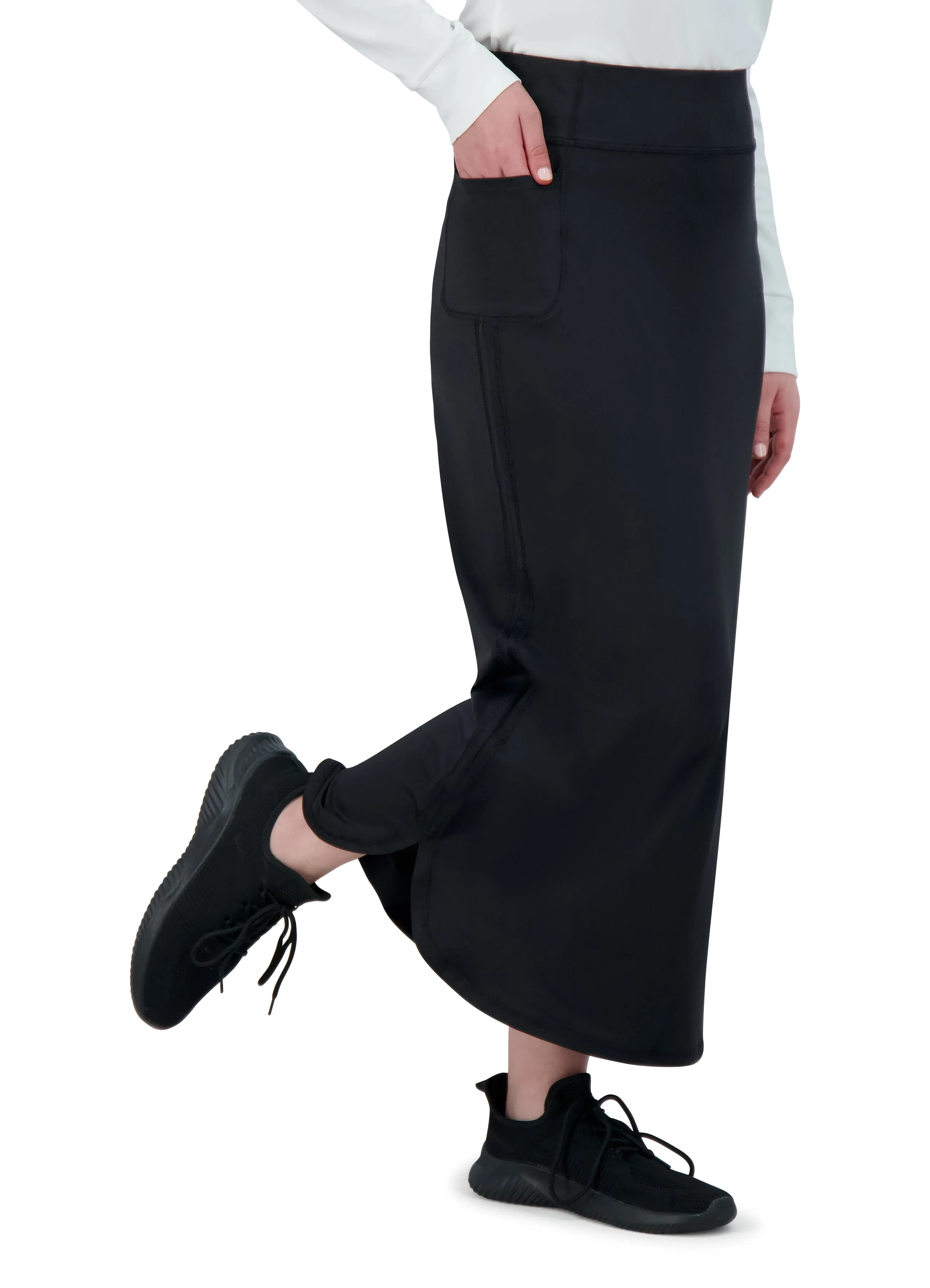 Sport Pocket Skirt 35"-Black