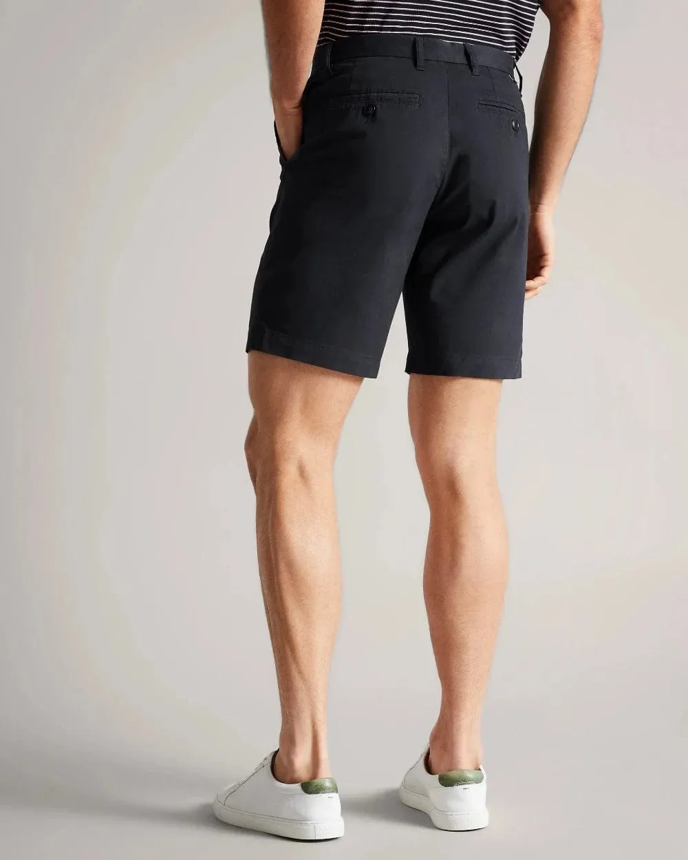 Ted Baker Ashfrd Chino Shorts In Navy