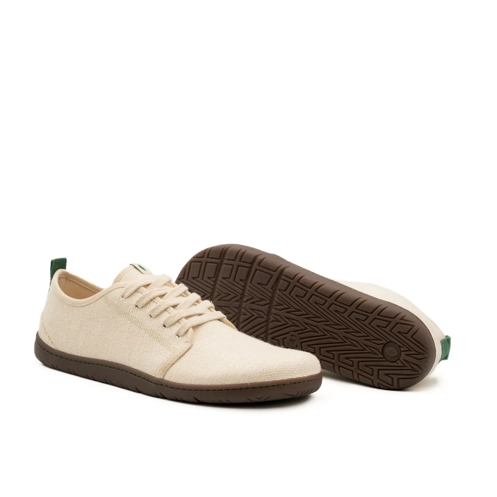 Vegan barefoot white hemp CHA006