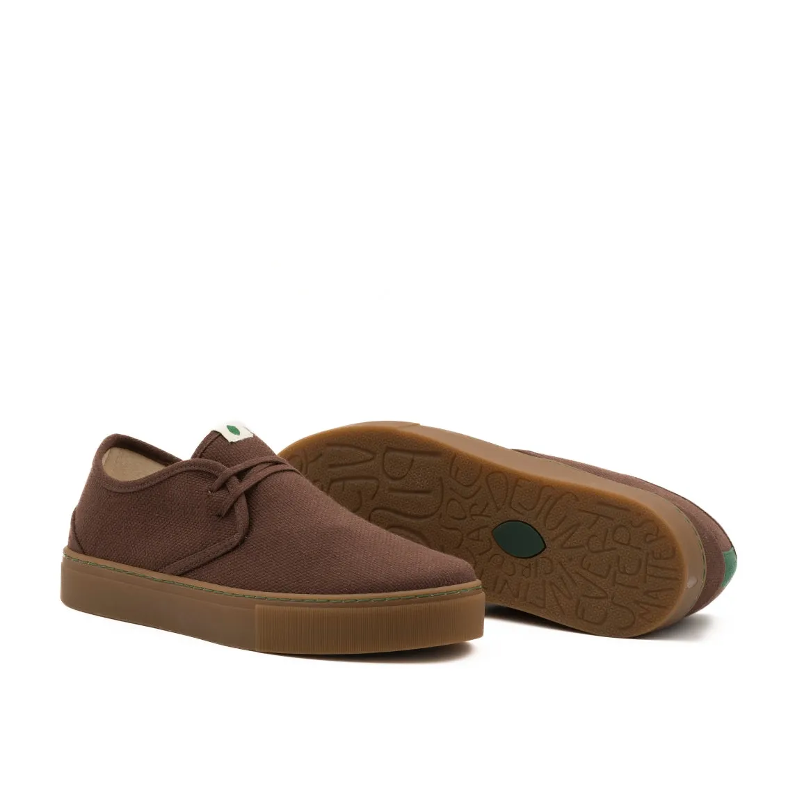 Vegan sneaker brown SID048