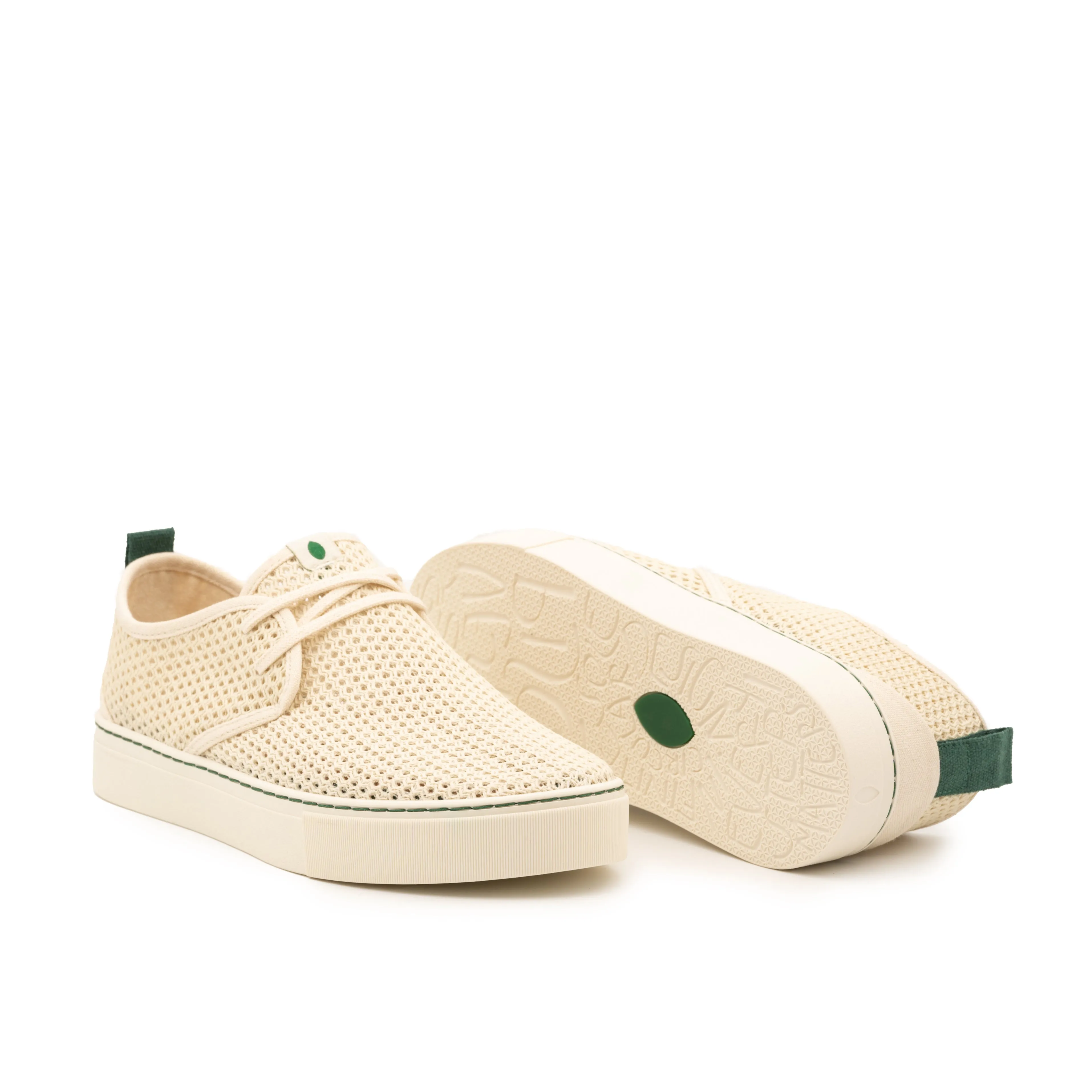 Vegan sneaker mesh off white SID013