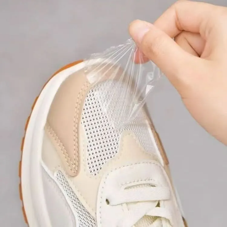 Waterproof Toe Covers for Shoes – Transparent PU Anti-Dirt Rain Stickers