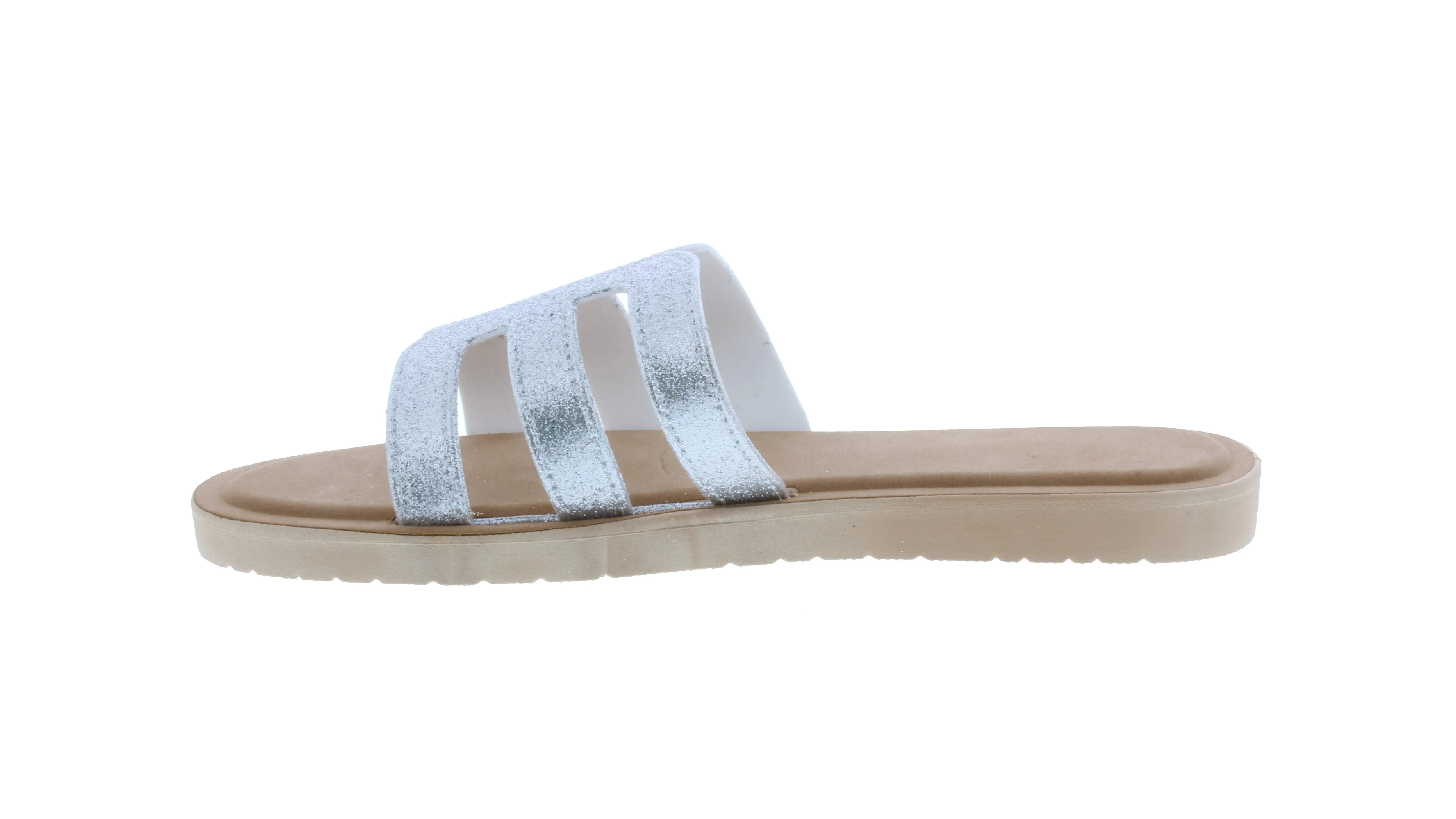 Women Slip On Glitter Sandal