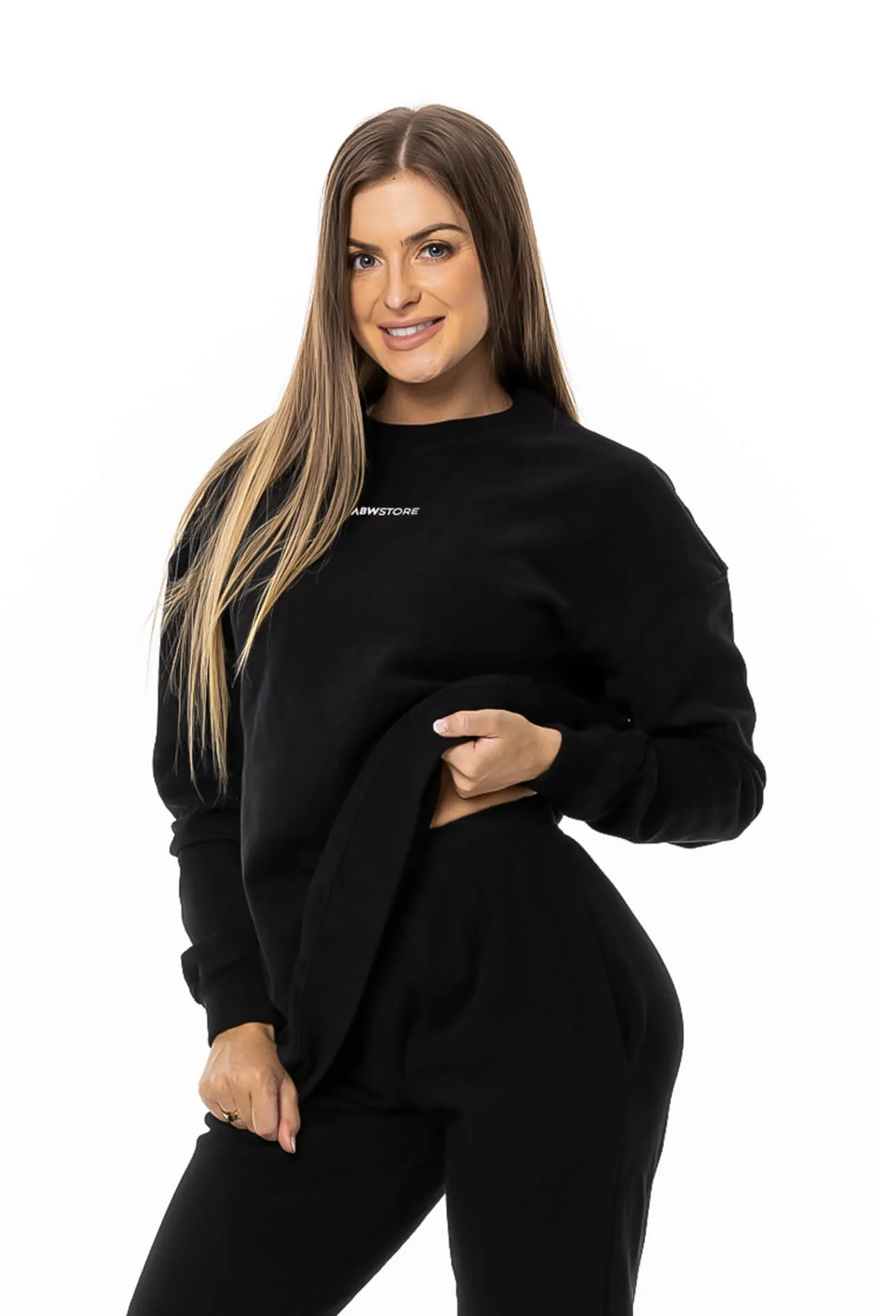 Womens Oversized Sweater - Black