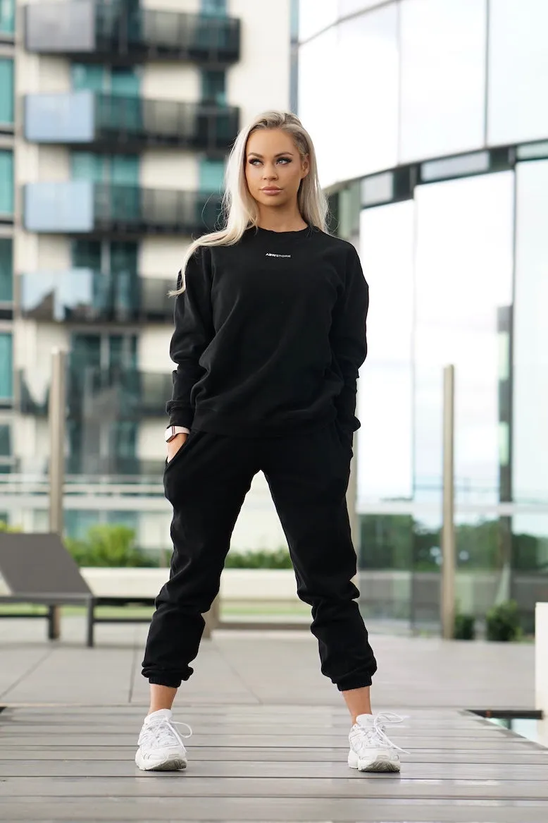 Womens Oversized Sweater - Black