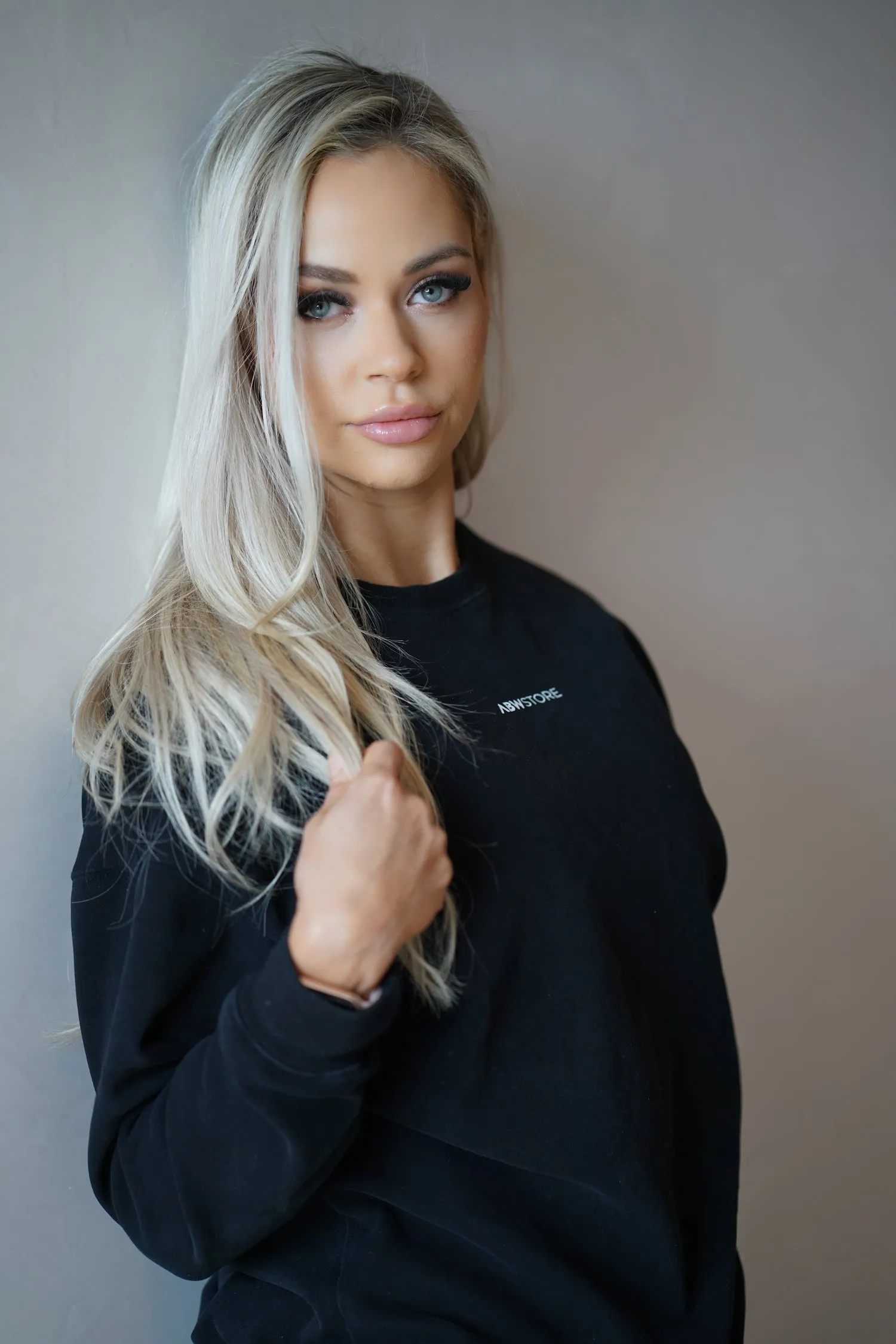Womens Oversized Sweater - Black