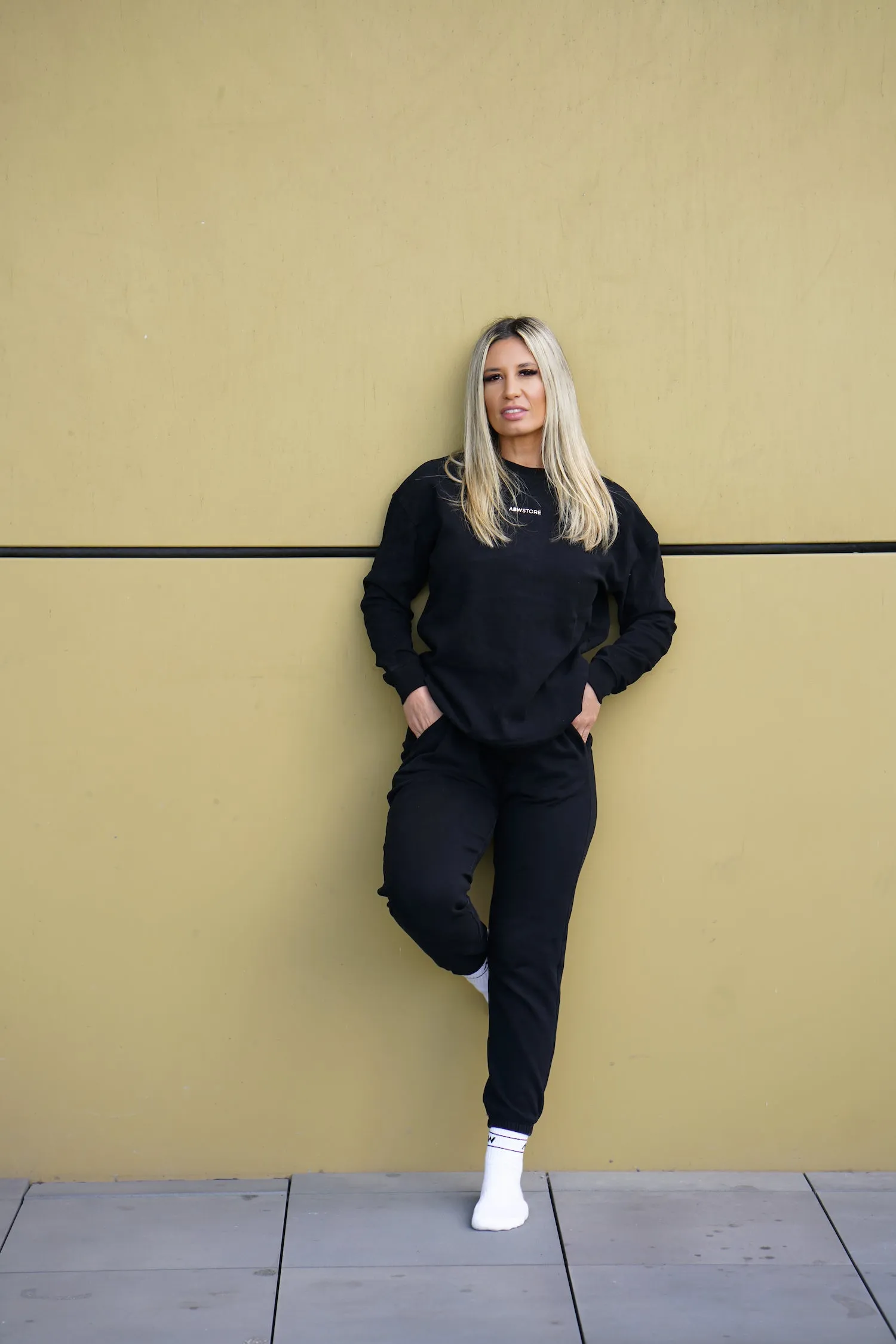 Womens Oversized Sweater - Black